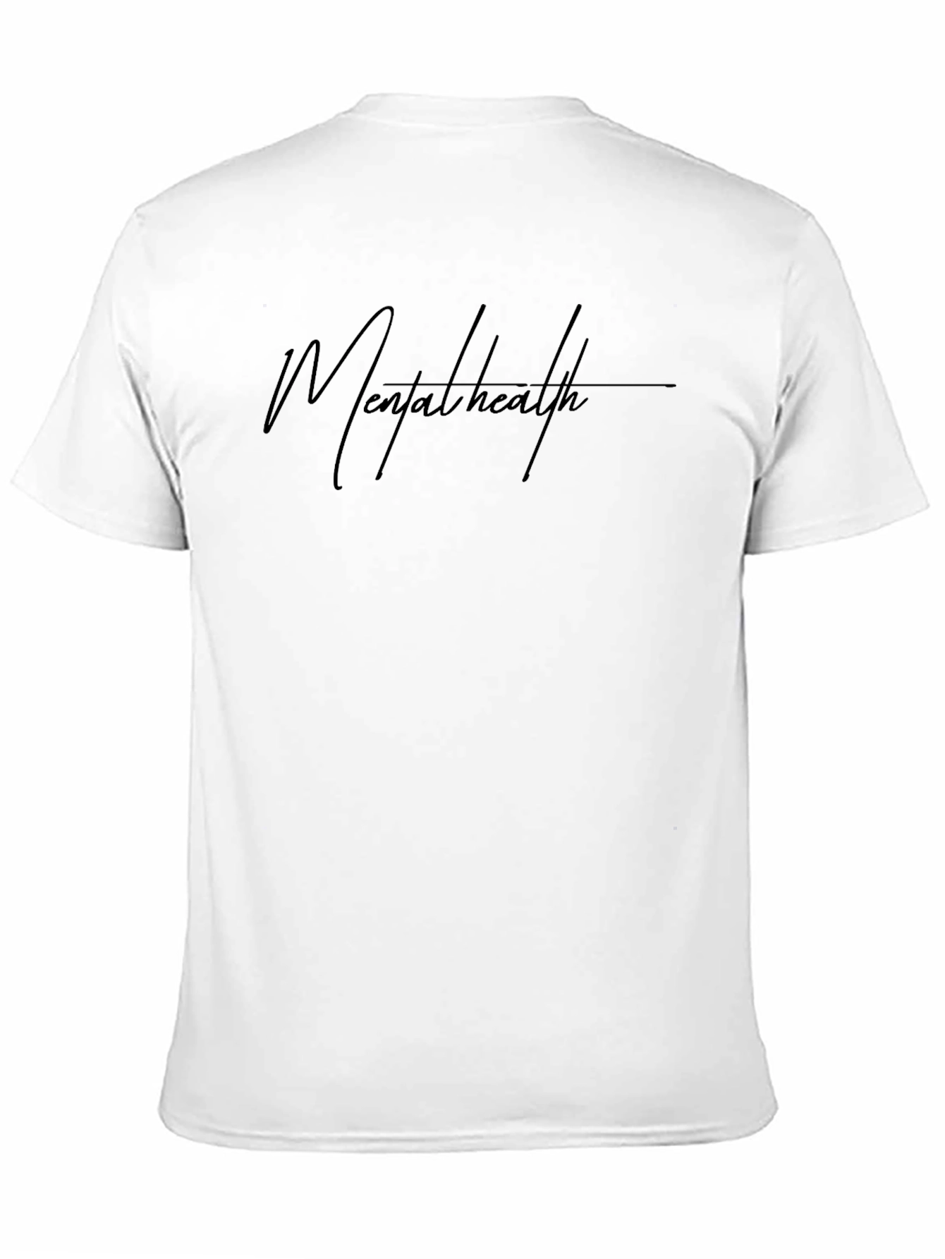 Mental Health Graphic Black T-Shirt