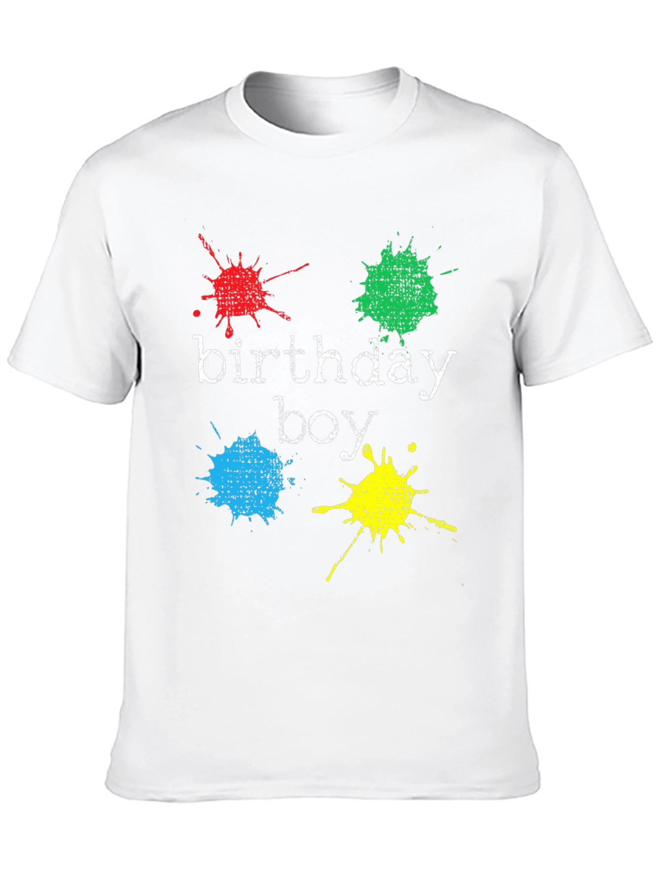 Birthday Boy Splatter T-Shirt - Fun Party Apparel