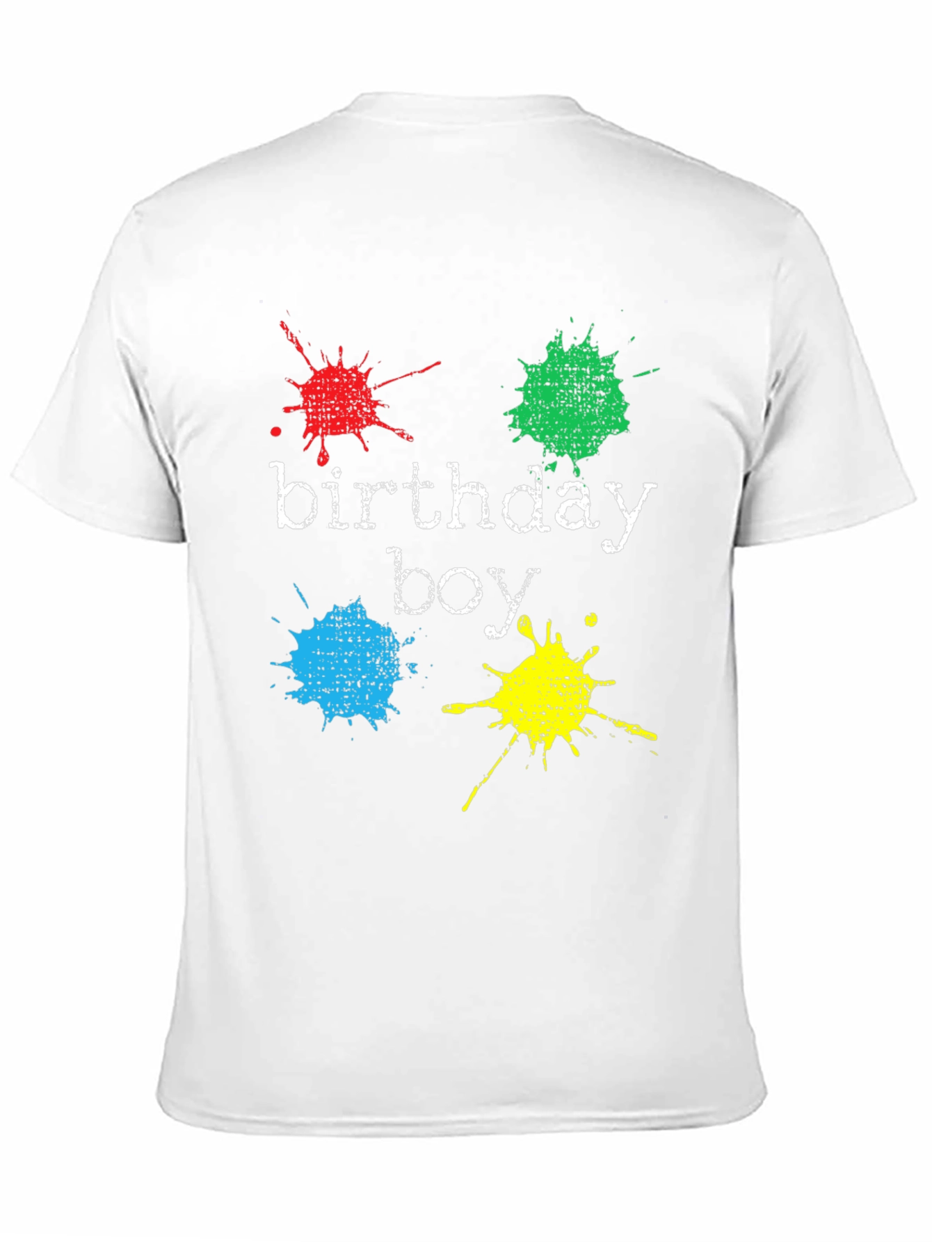 Birthday Boy Splatter T-Shirt - Fun Party Apparel