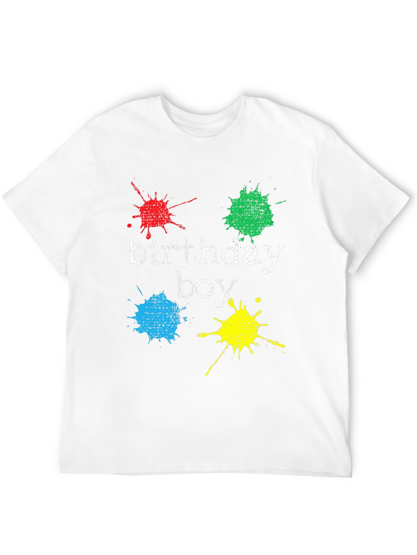 Birthday Boy Splatter T-Shirt - Fun Party Apparel