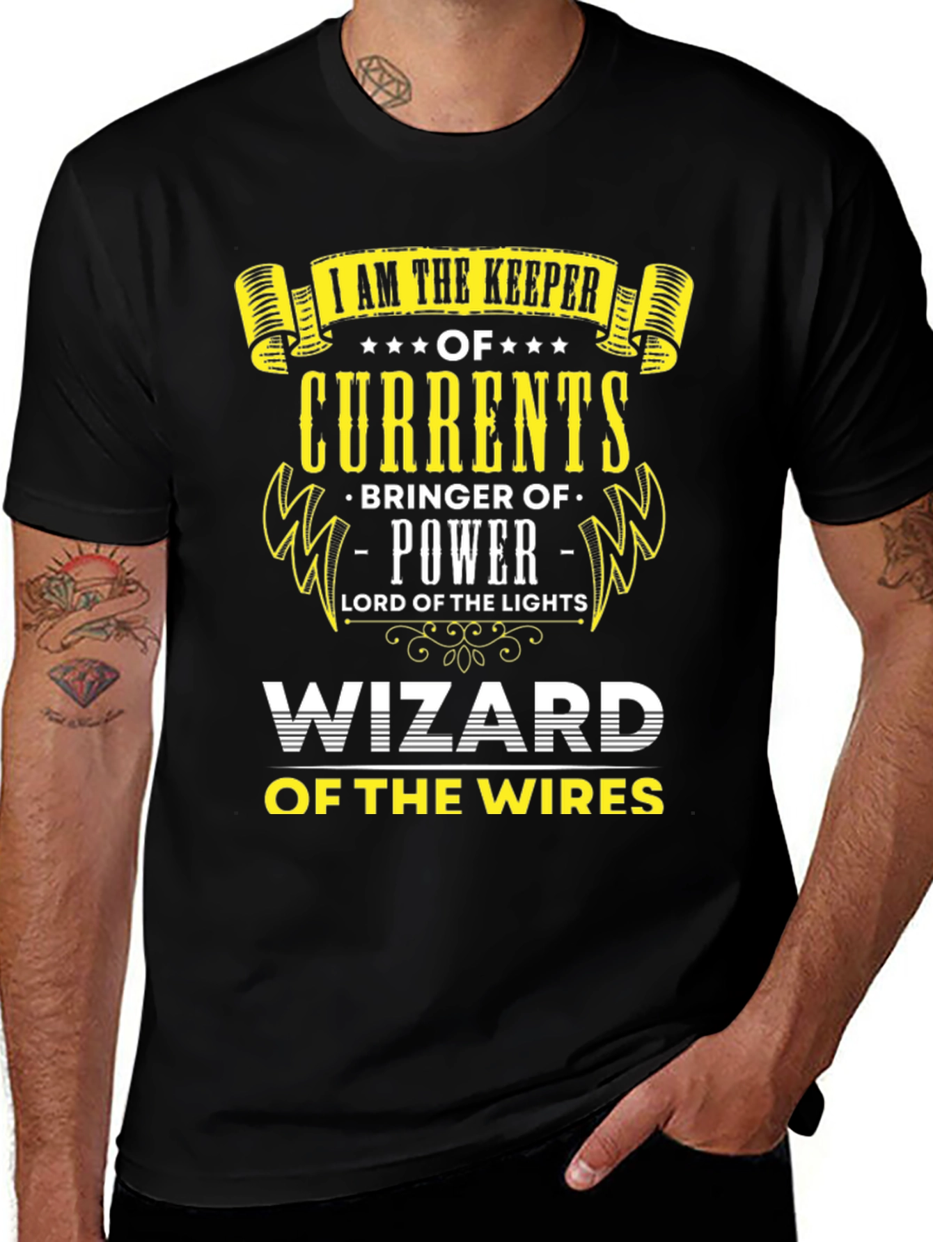 Electrician T-Shirt - Keeper of Currents
