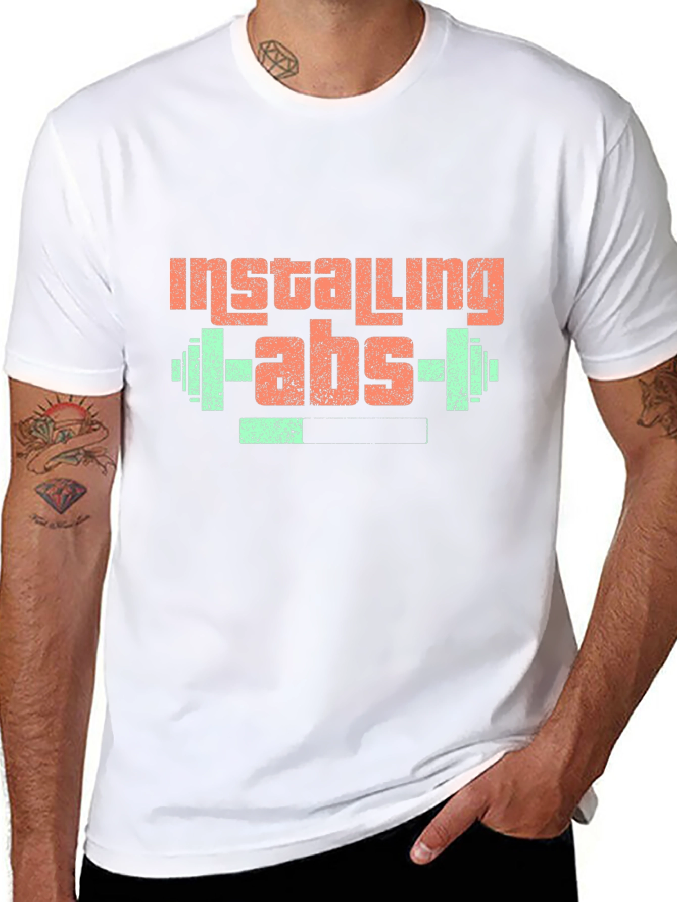 Installing Abs Graphic T-Shirt