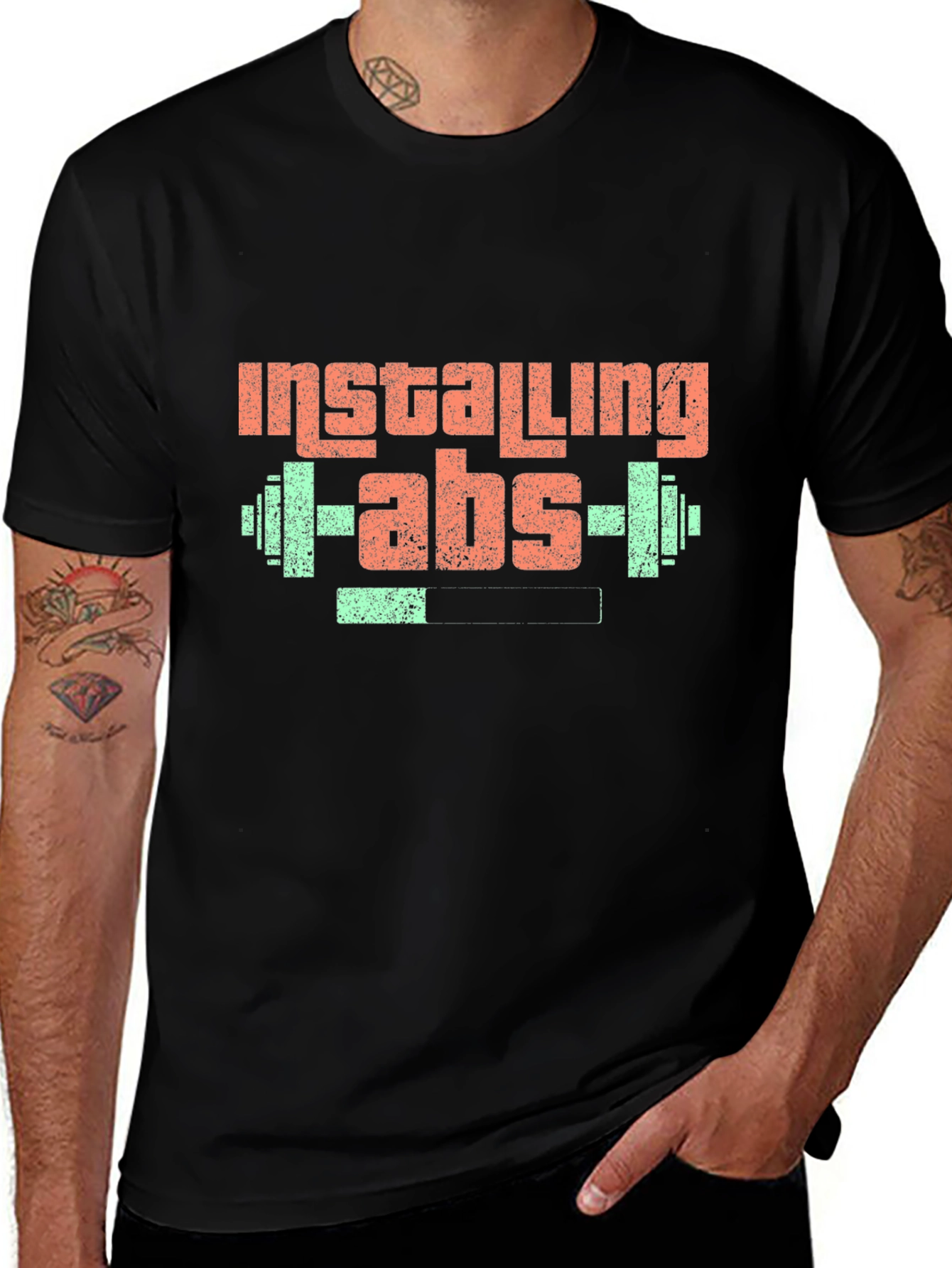 Installing Abs Graphic T-Shirt