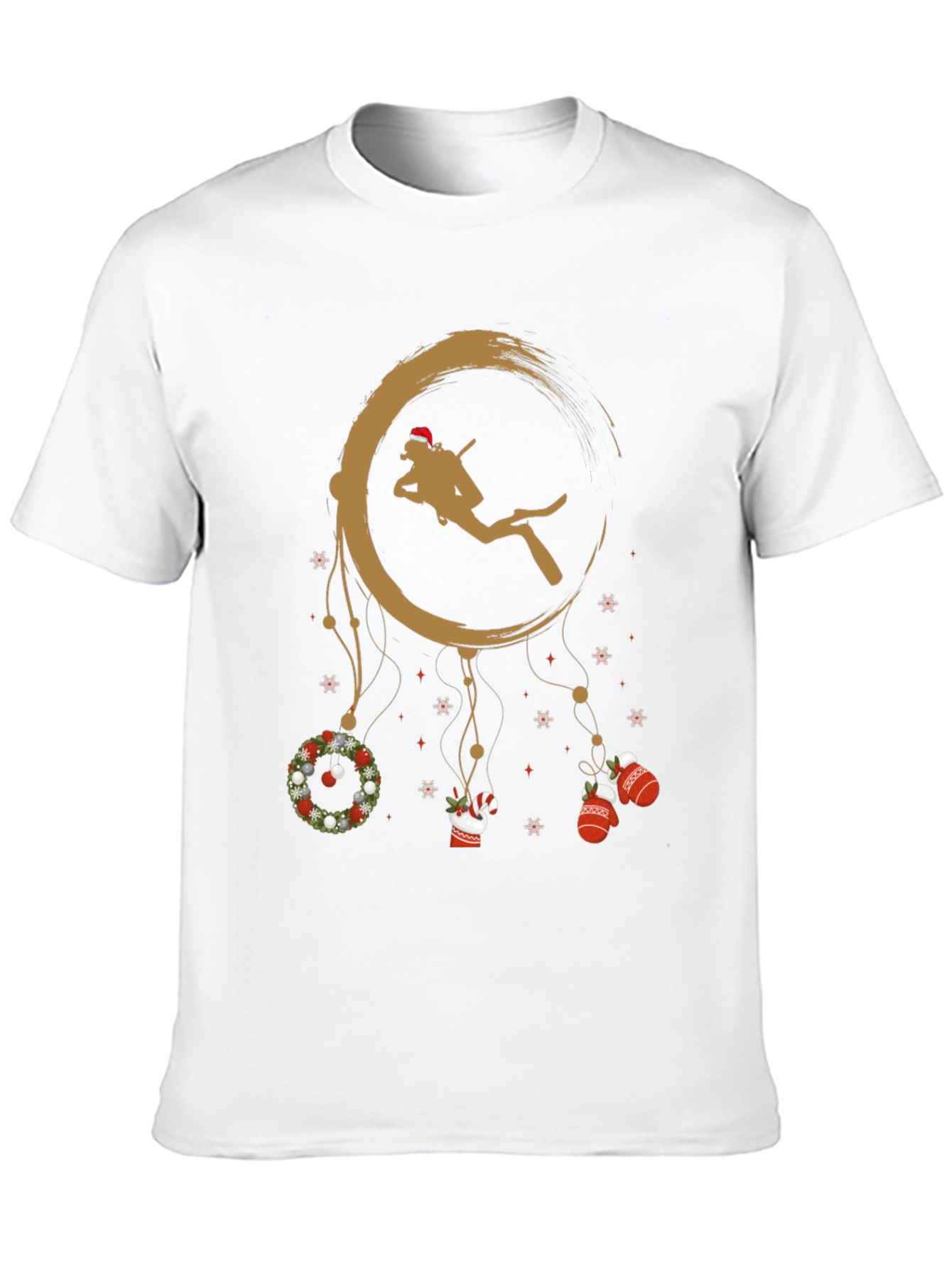 Holiday Scuba Diver Black T-Shirt