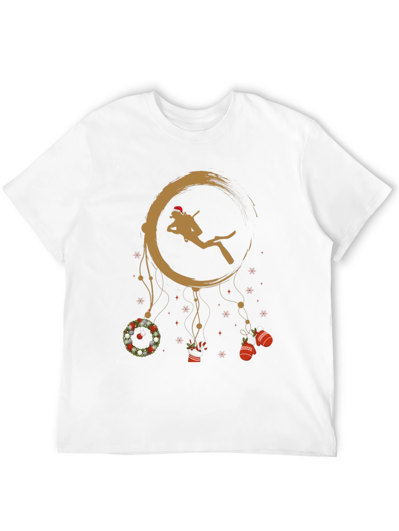 Holiday Scuba Diver Black T-Shirt