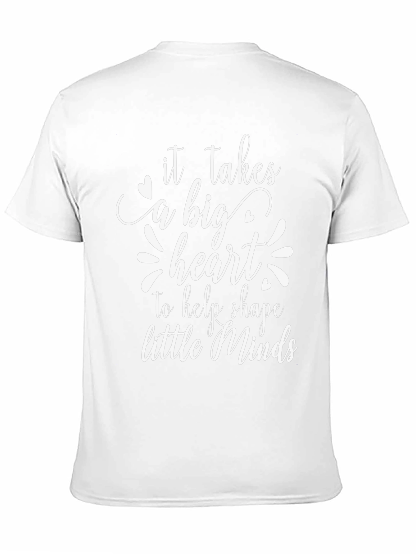 Big Heart Teacher T-Shirt - Black