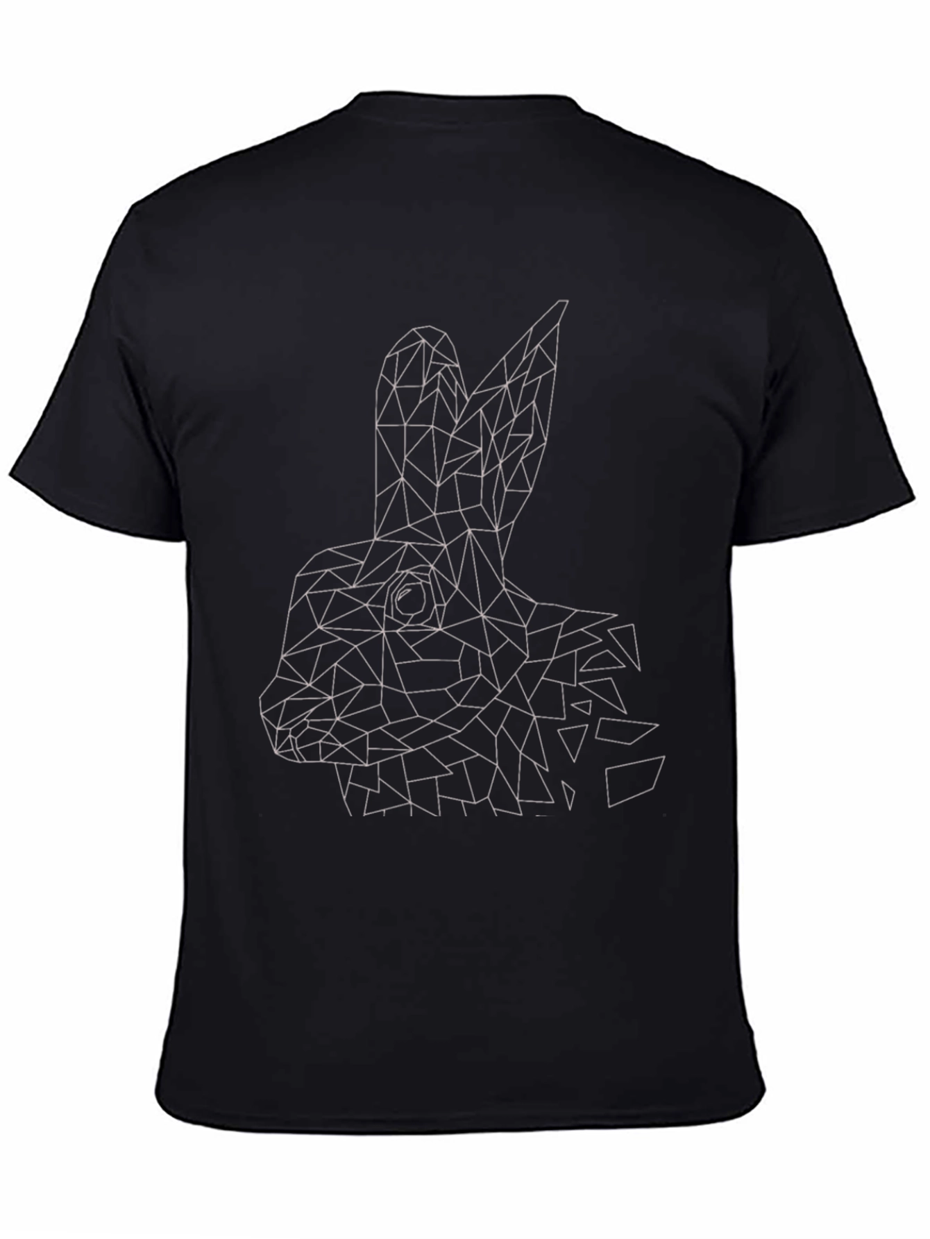 Geometric Rabbit T-Shirt - Modern Minimalist Design