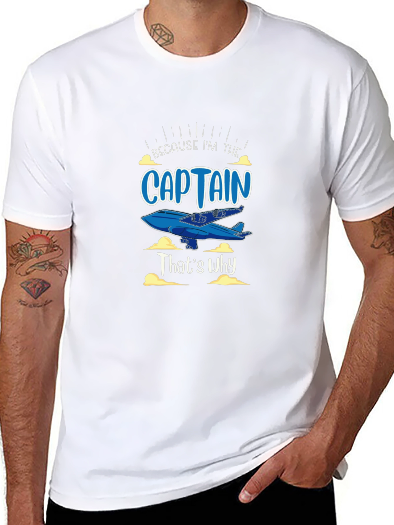 Because Im the Captain Black T-Shirt