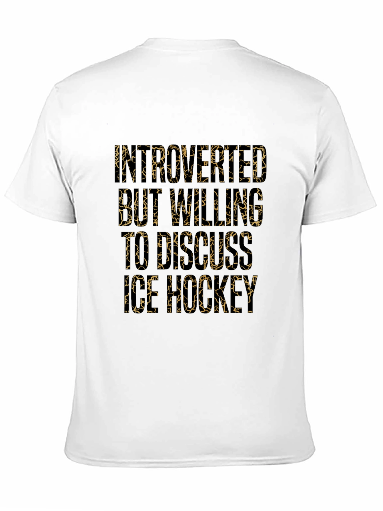 Introverted Ice Hockey Lover Graphic Tee