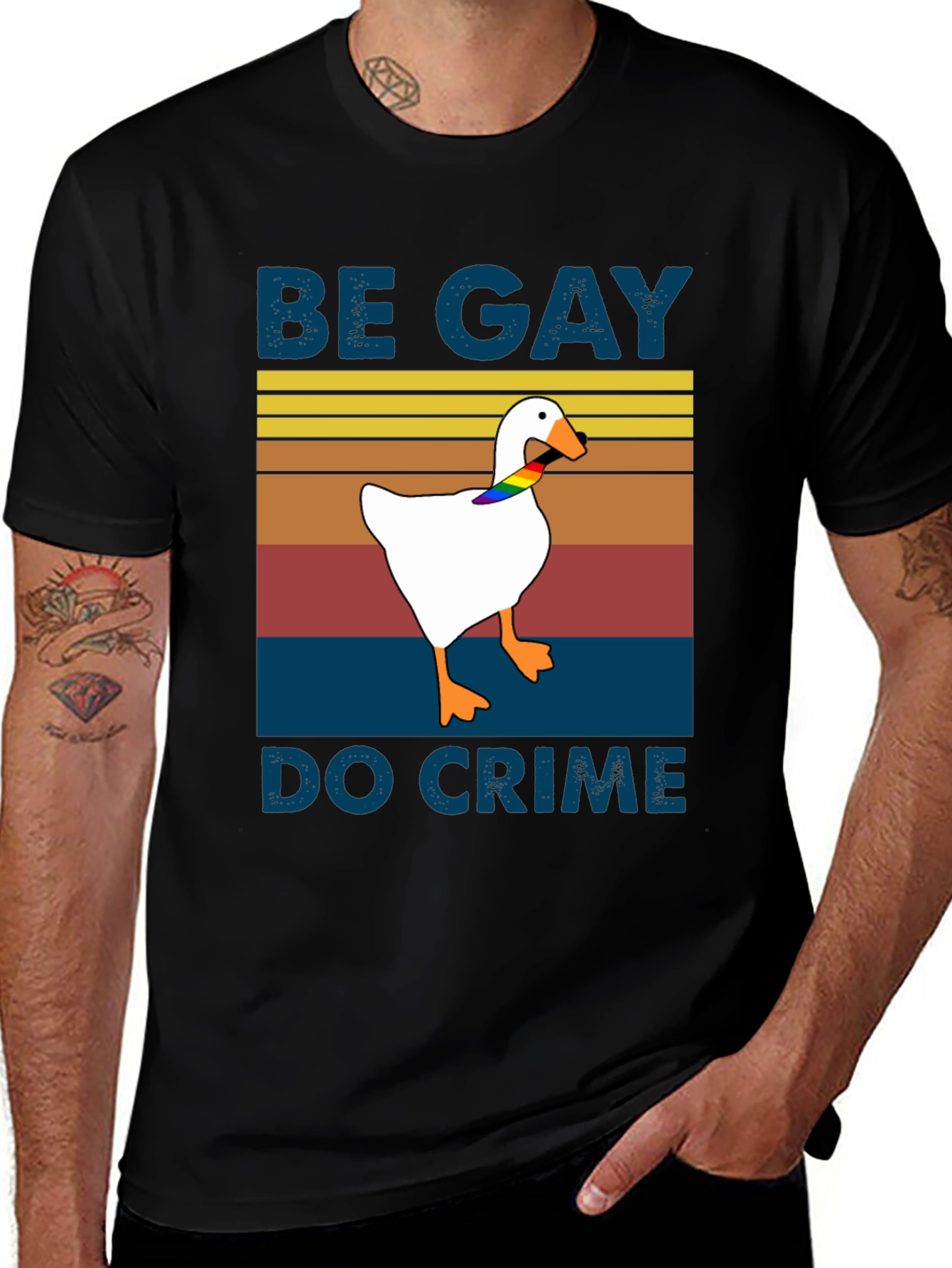 Be Gay Do Crime Goose T-Shirt