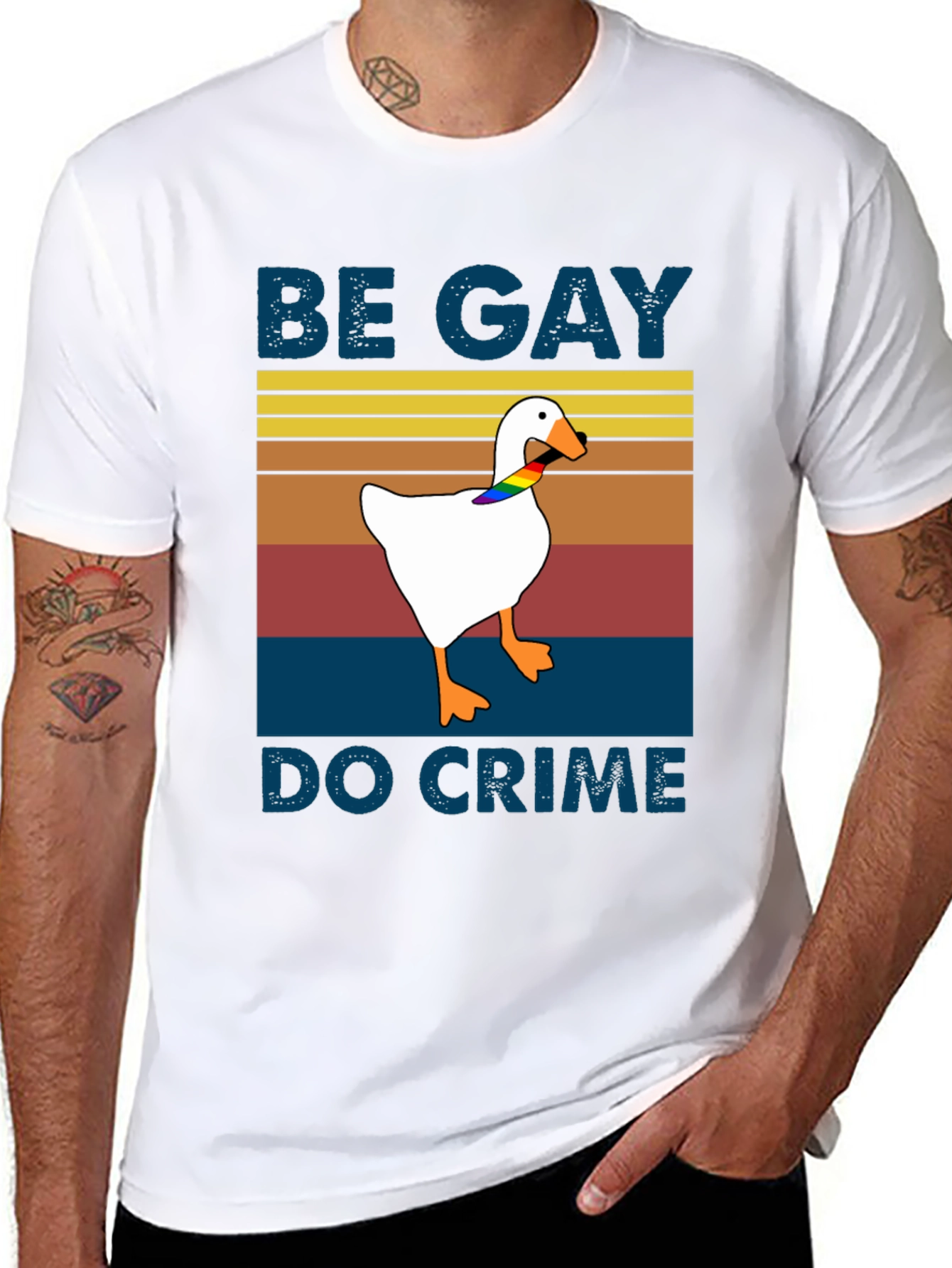 Be Gay Do Crime Goose T-Shirt