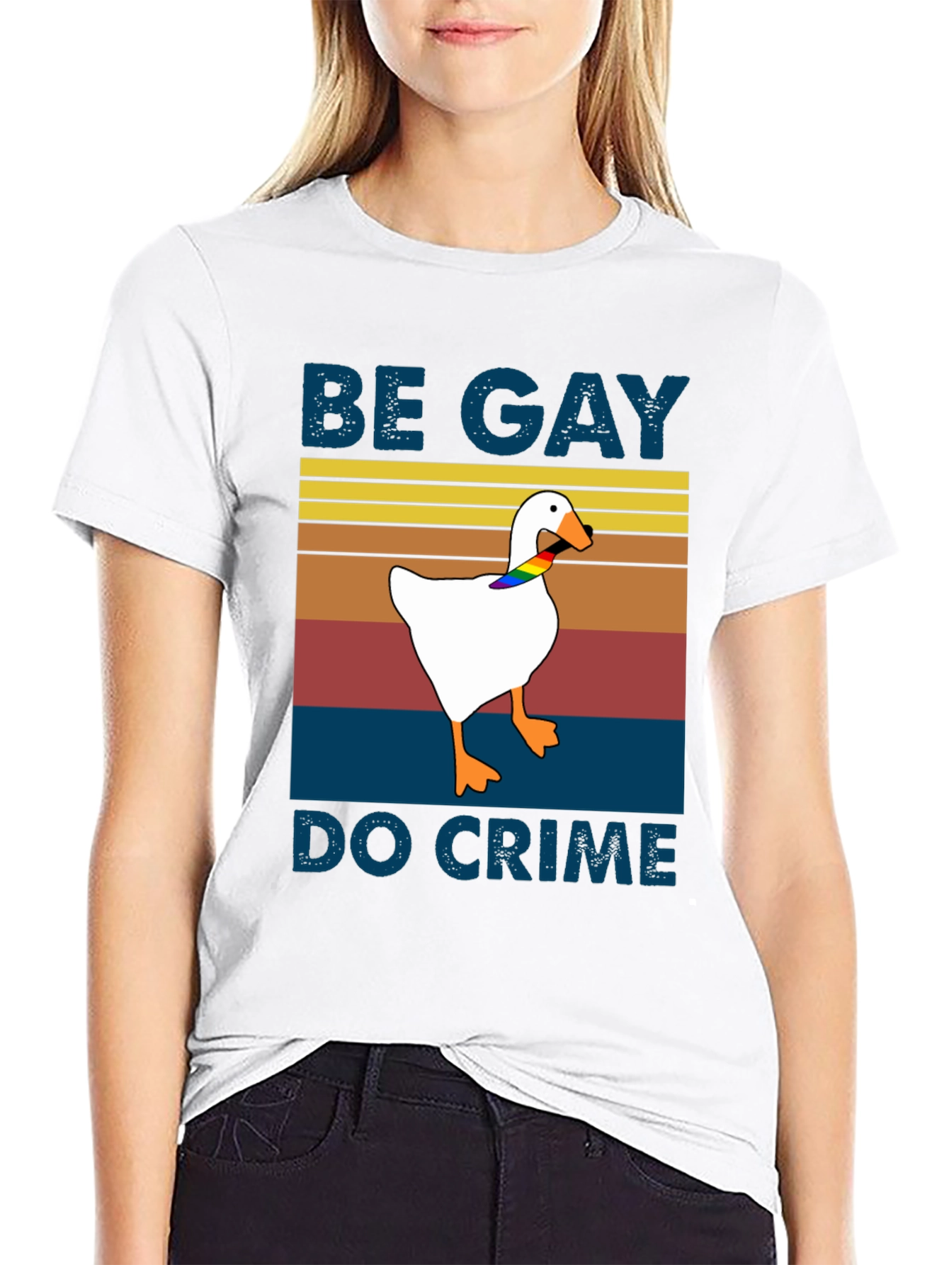 Be Gay Do Crime Goose T-Shirt