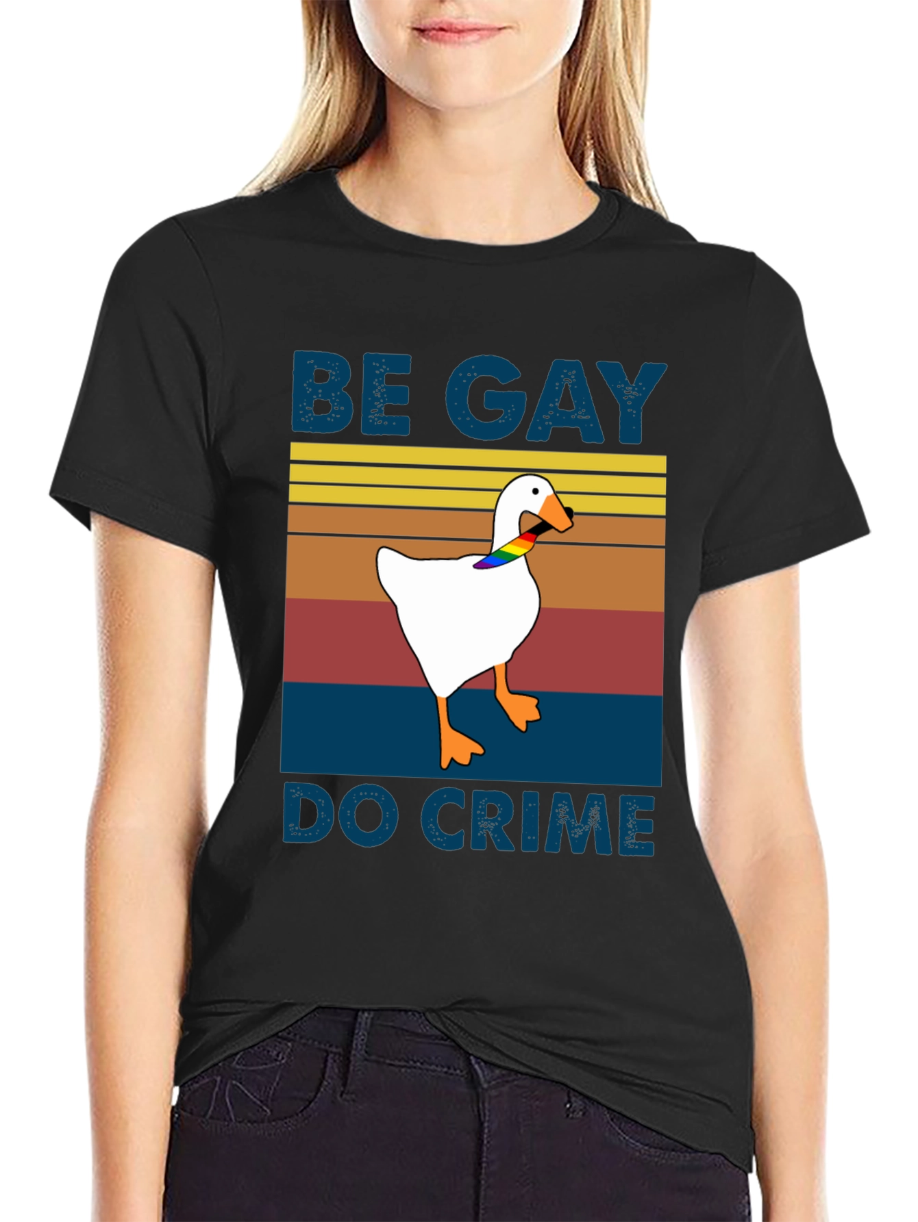 Be Gay Do Crime Goose T-Shirt
