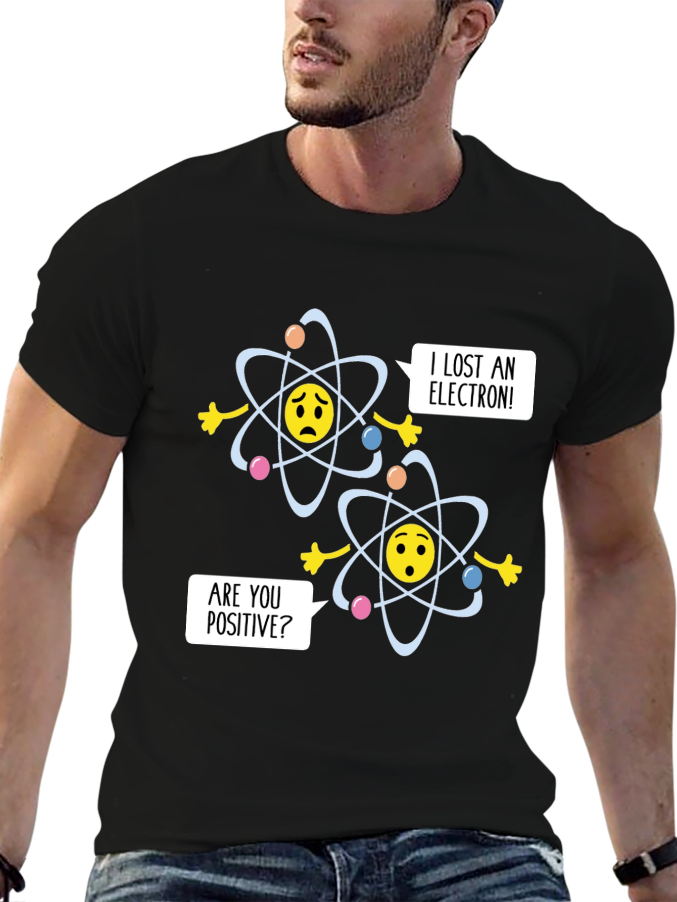 Funny Chemistry Joke T-Shirt - Lost an Electron?
