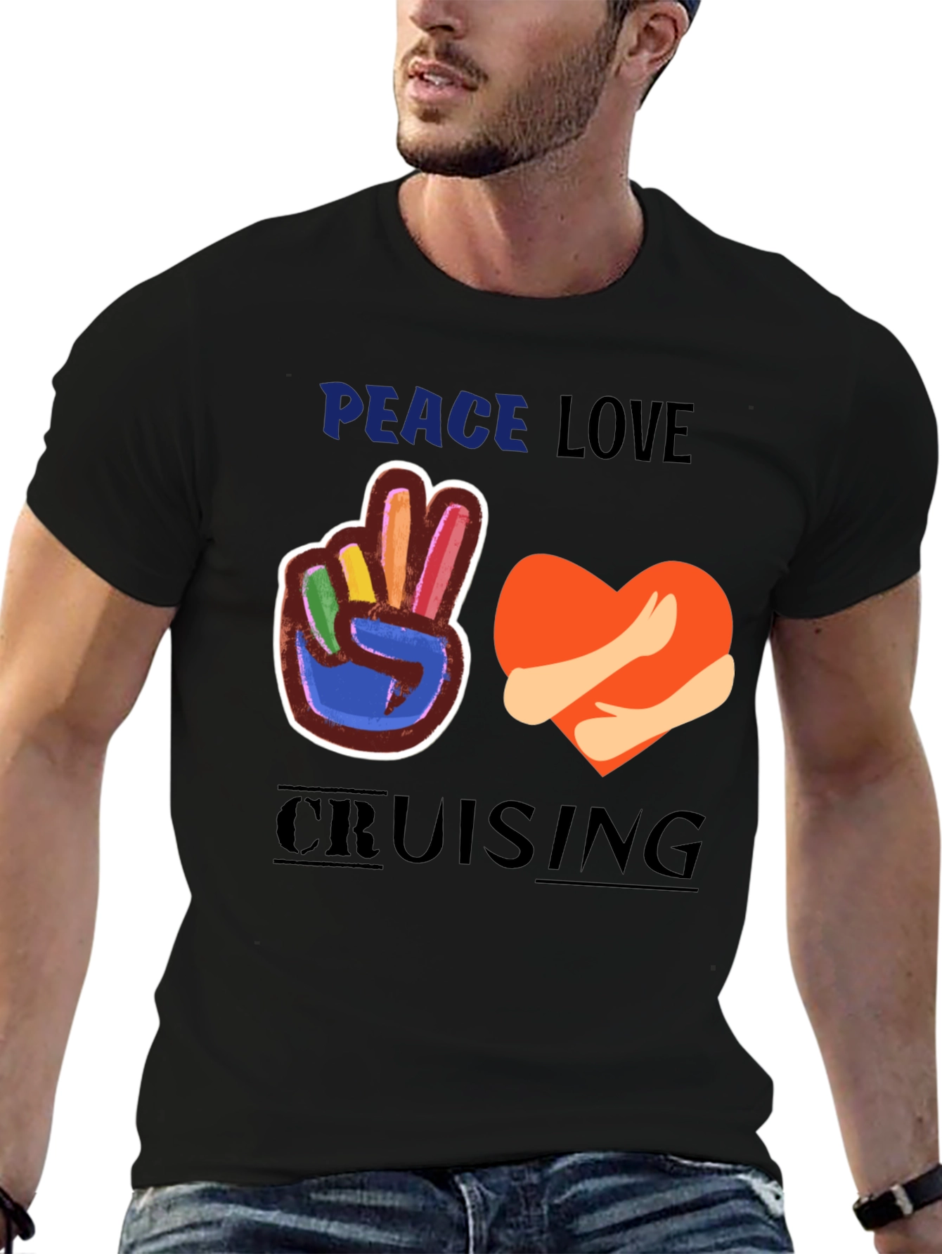 Peace Love Cruising Graphic T-Shirt