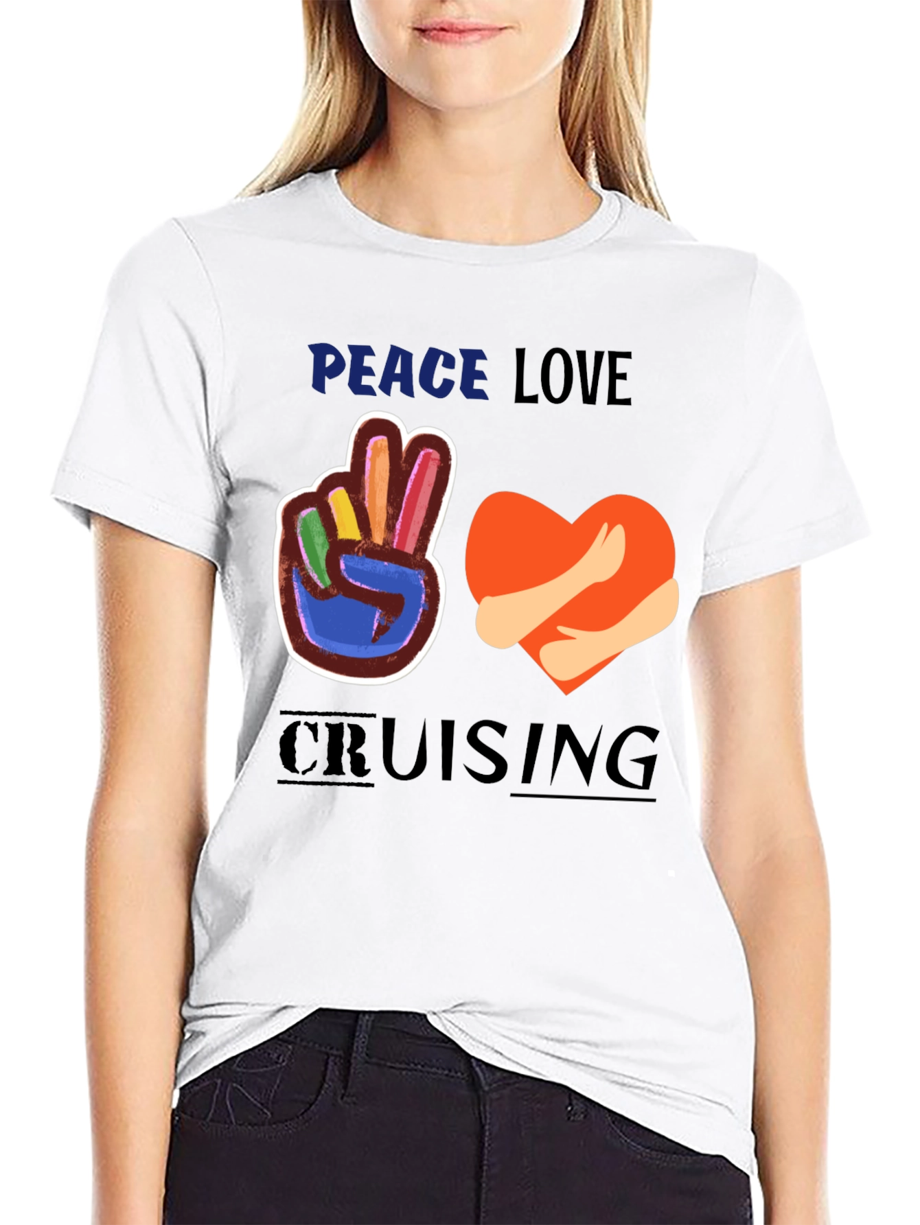 Peace Love Cruising Graphic T-Shirt