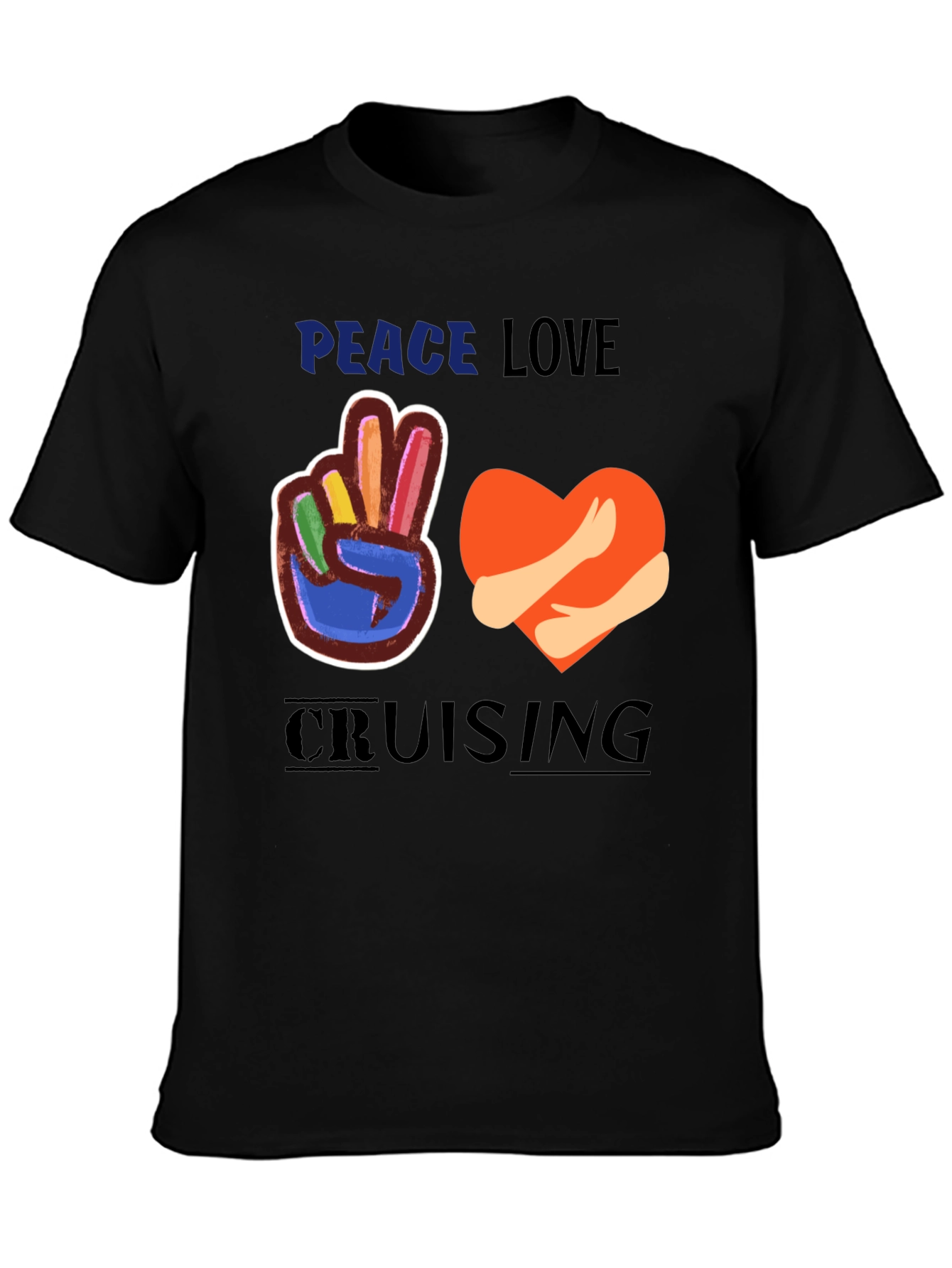 Peace Love Cruising Graphic T-Shirt