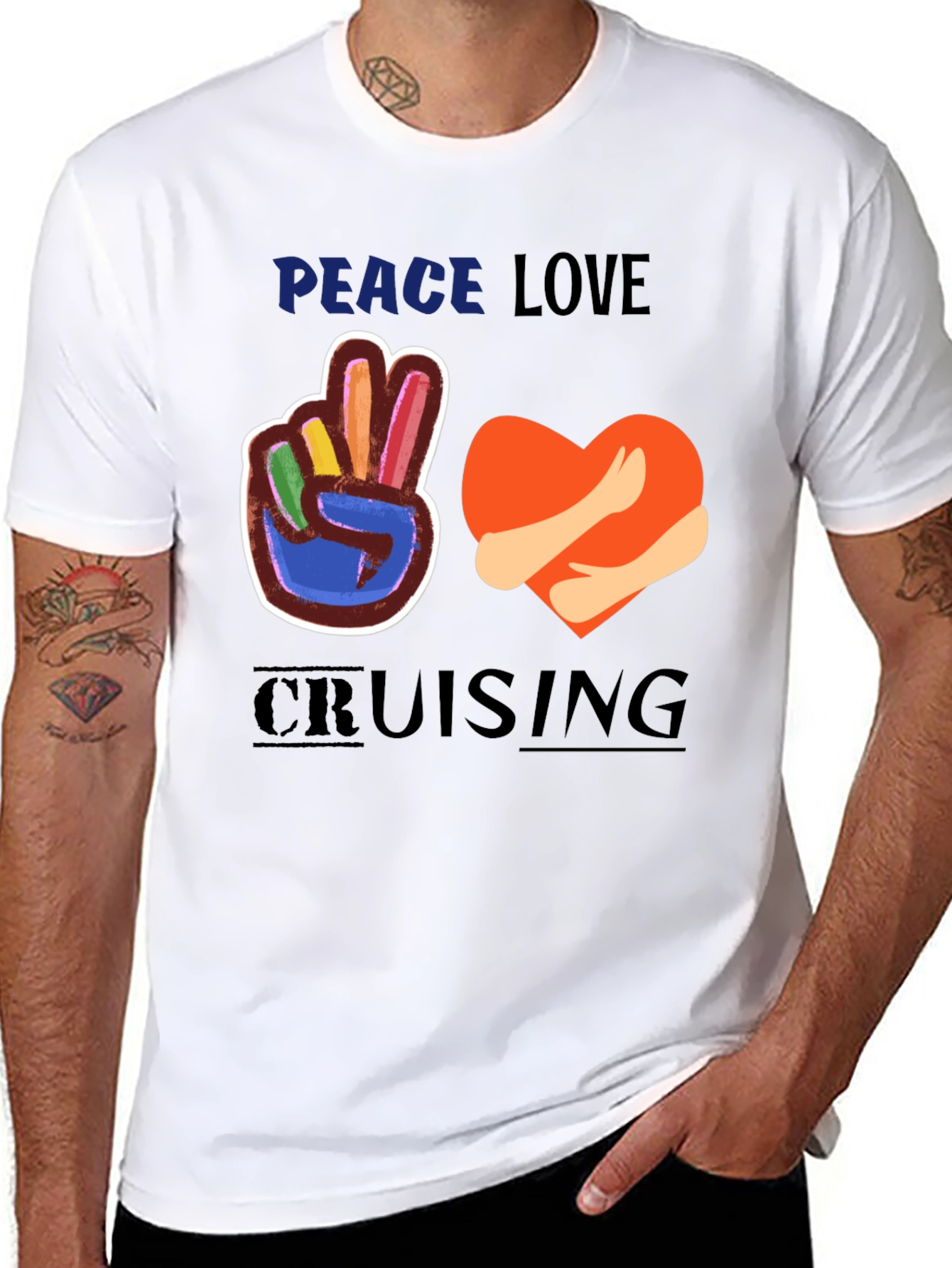 Peace Love Cruising Graphic T-Shirt