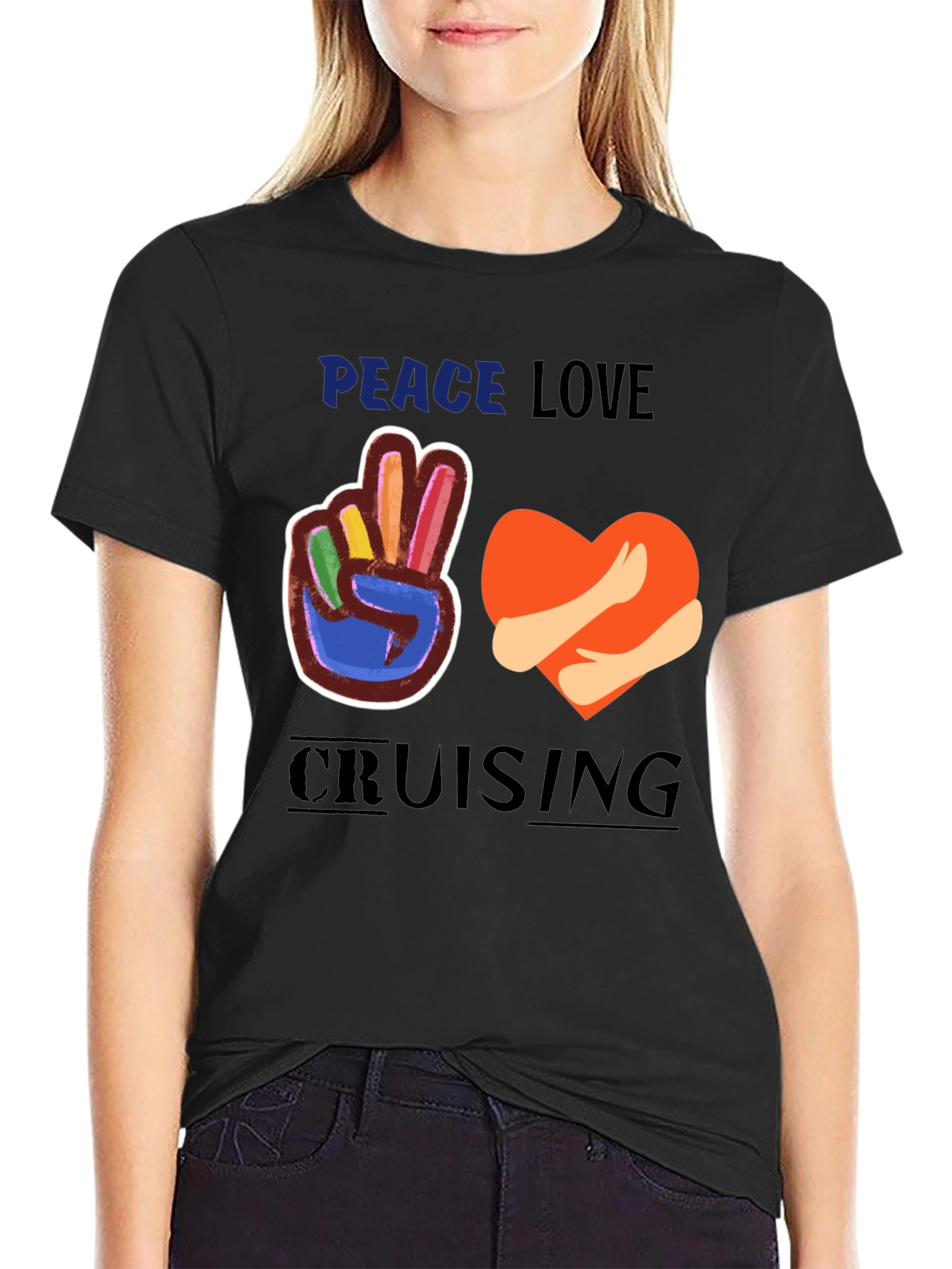 Peace Love Cruising Graphic T-Shirt
