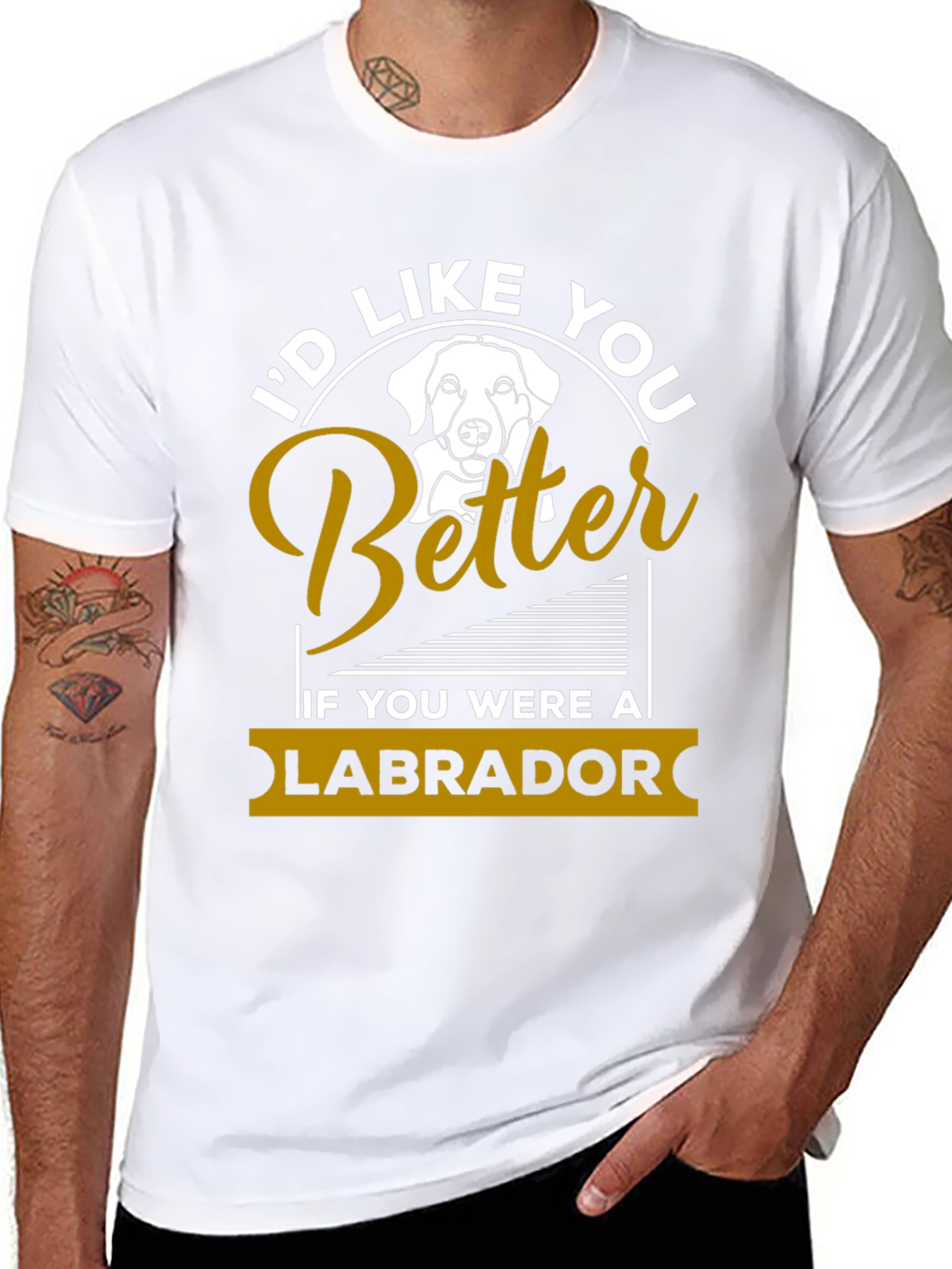 Id Like You Better Labrador T-Shirt