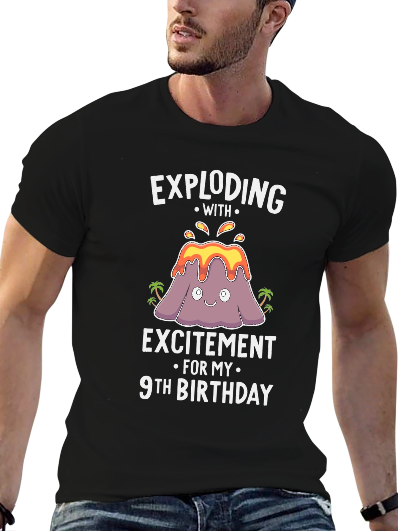 Exploding With Excitement 9th Birthday T-Shirt