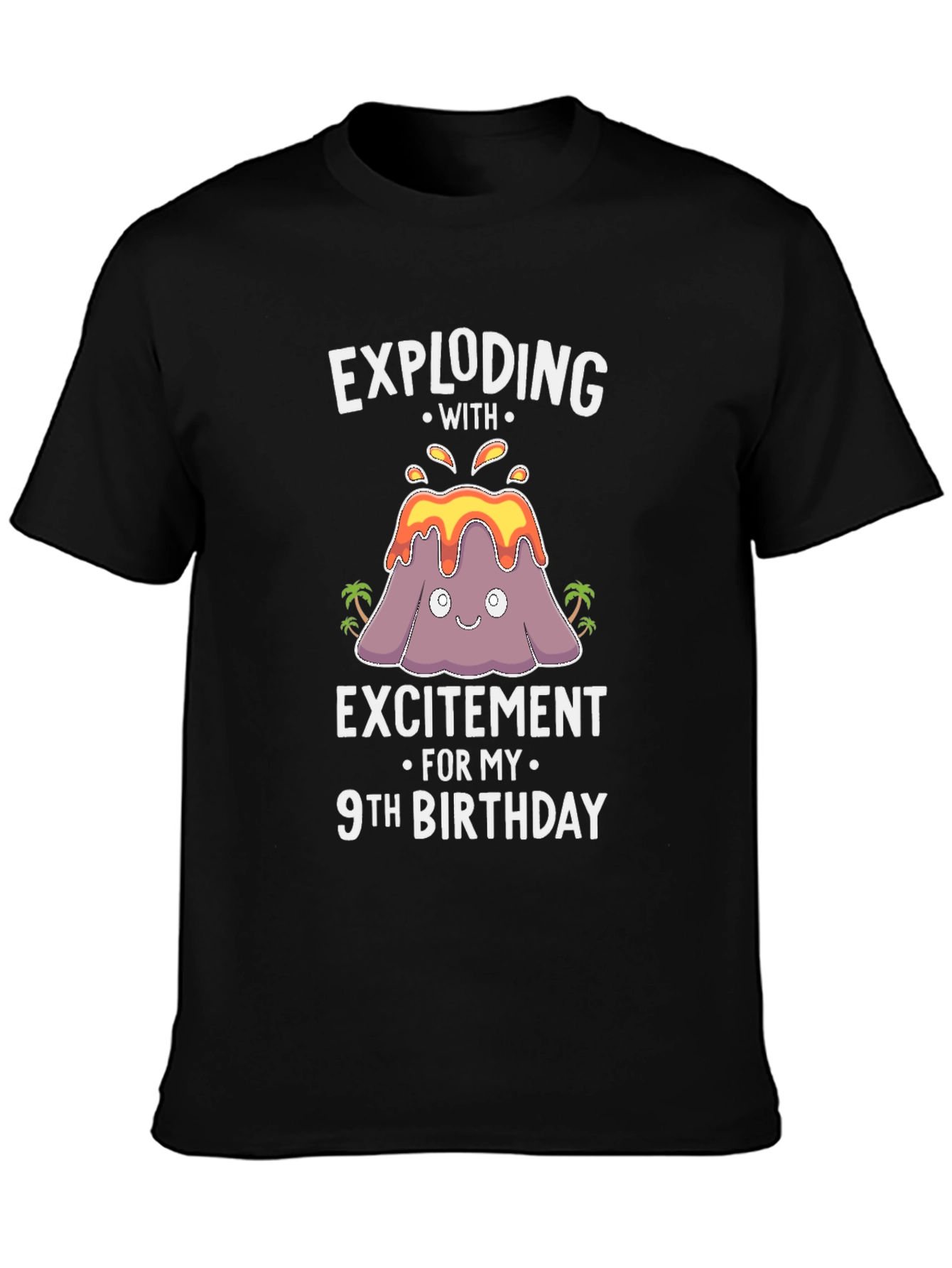 Exploding With Excitement 9th Birthday T-Shirt