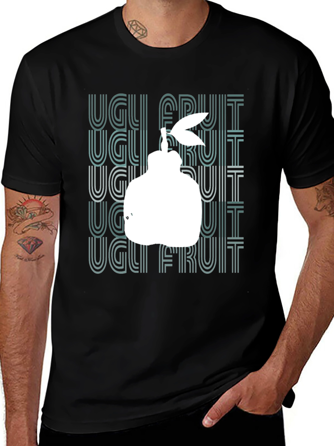 Ugly Fruit Graphic Tee - Unique Design