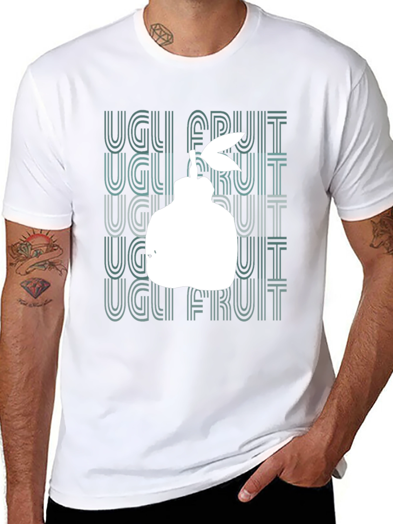 Ugly Fruit Graphic Tee - Unique Design