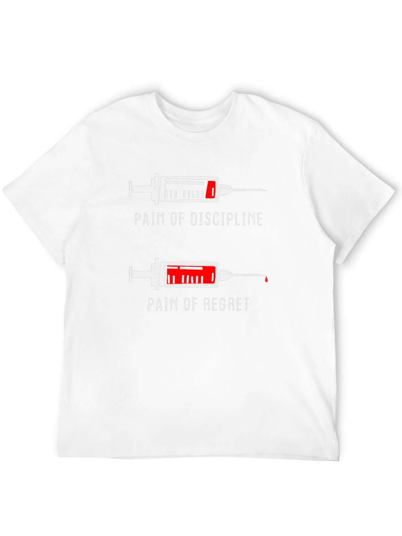 Pain of Discipline/Regret Graphic Tee