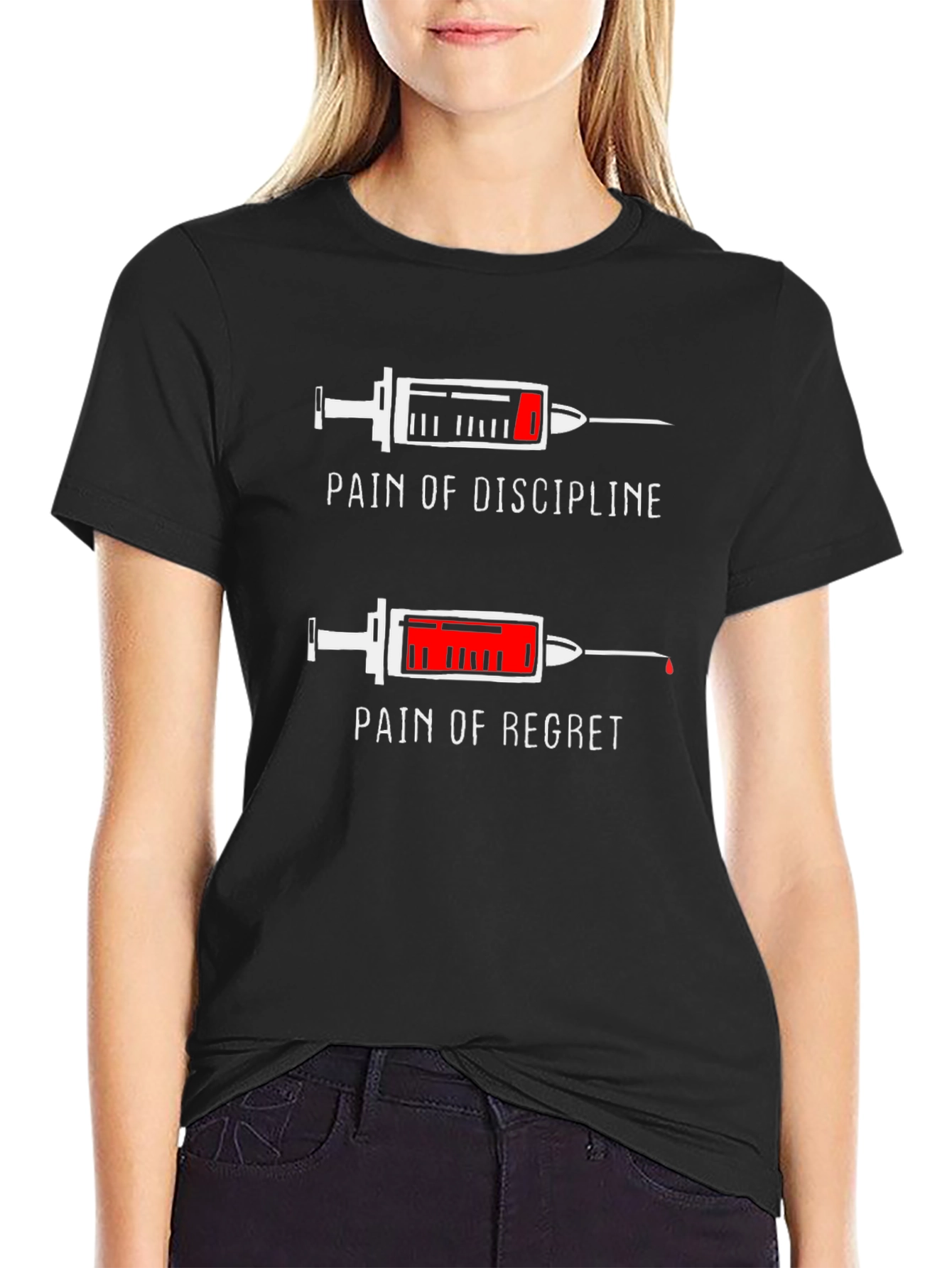 Pain of Discipline/Regret Graphic Tee