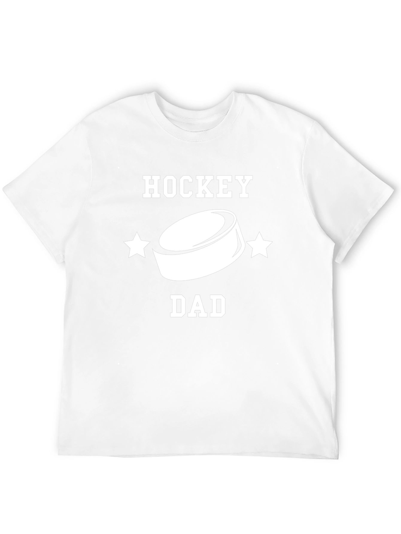 Hockey Dad T-Shirt - Black Sporty Graphic Tee
