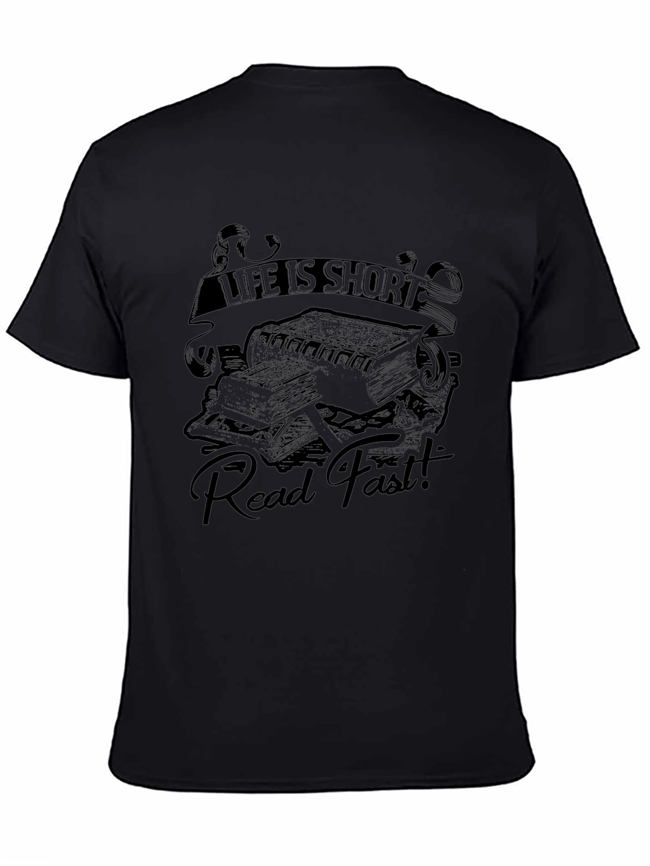 Life is Short Read Fast Graphic T-Shirt