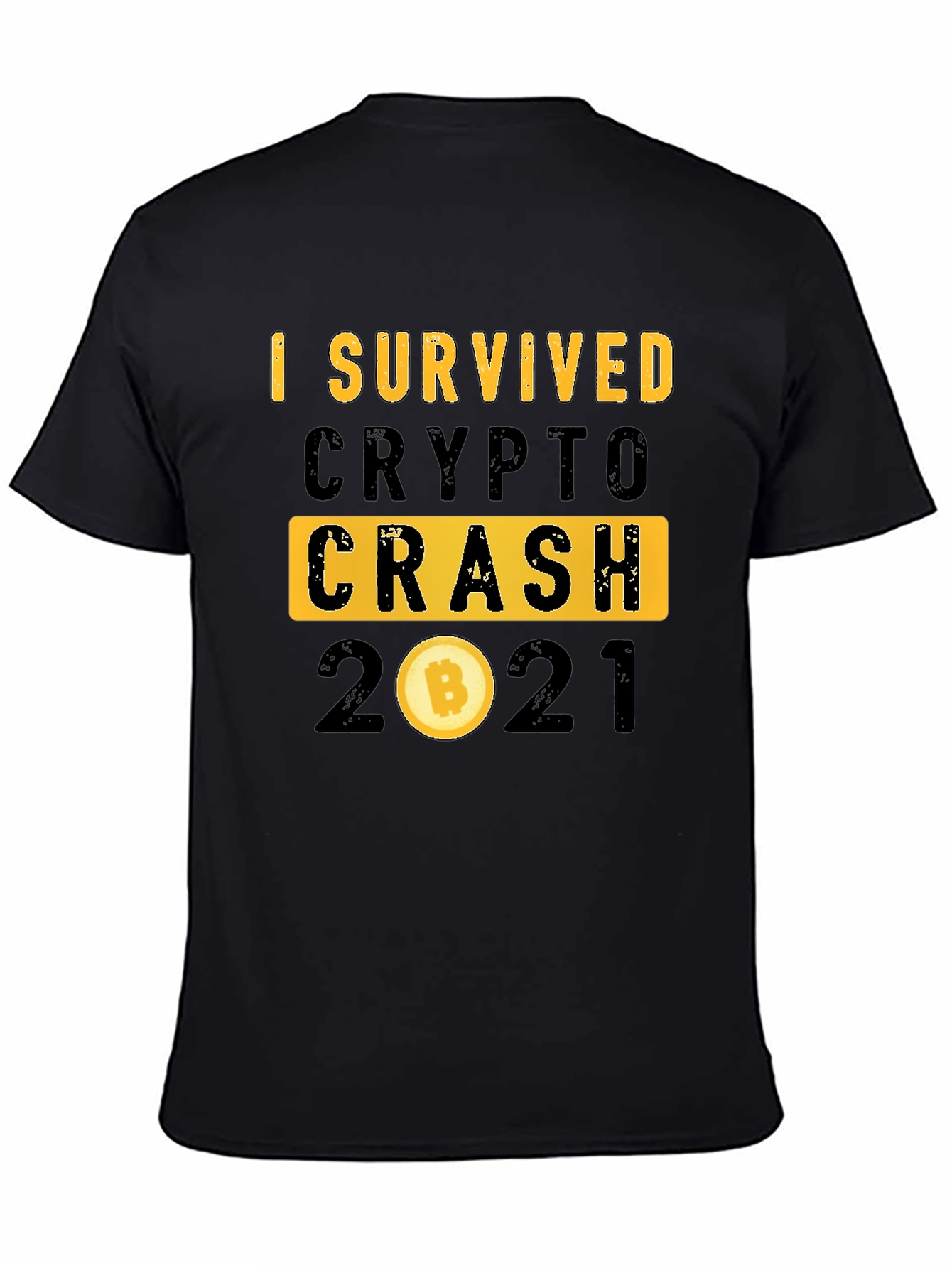 I Survived Crypto Crash 2021 Bitcoin T-Shirt