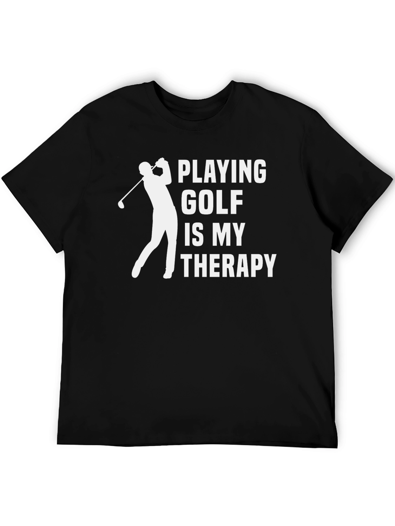 Golf Therapy T-Shirt - Black Tee