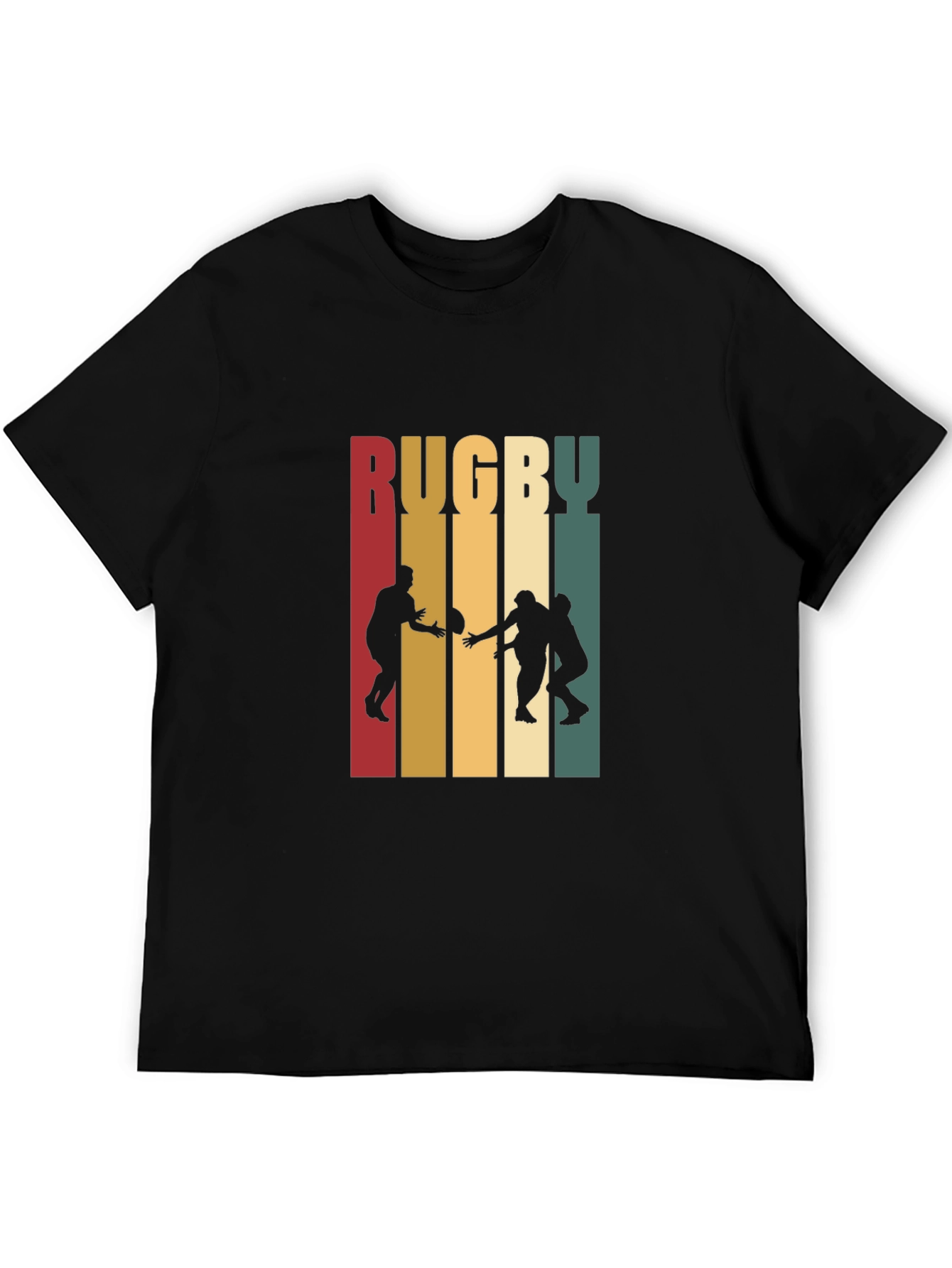 Rugby Graphic T-Shirt | Retro Style Cotton Tee