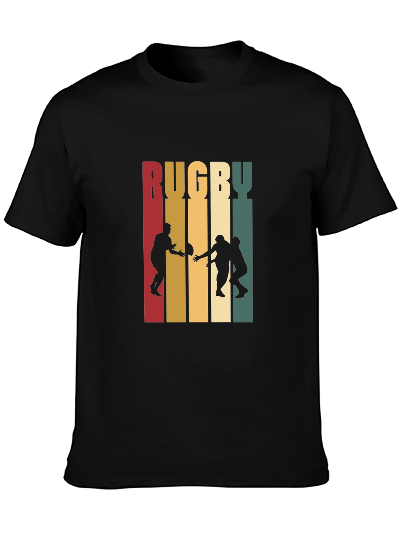 Rugby Graphic T-Shirt | Retro Style Cotton Tee