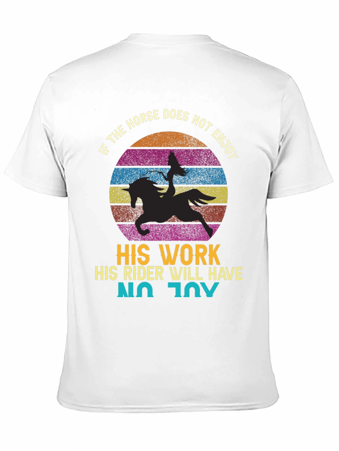 Horse Lover T-Shirt - Equestrian Humor Design