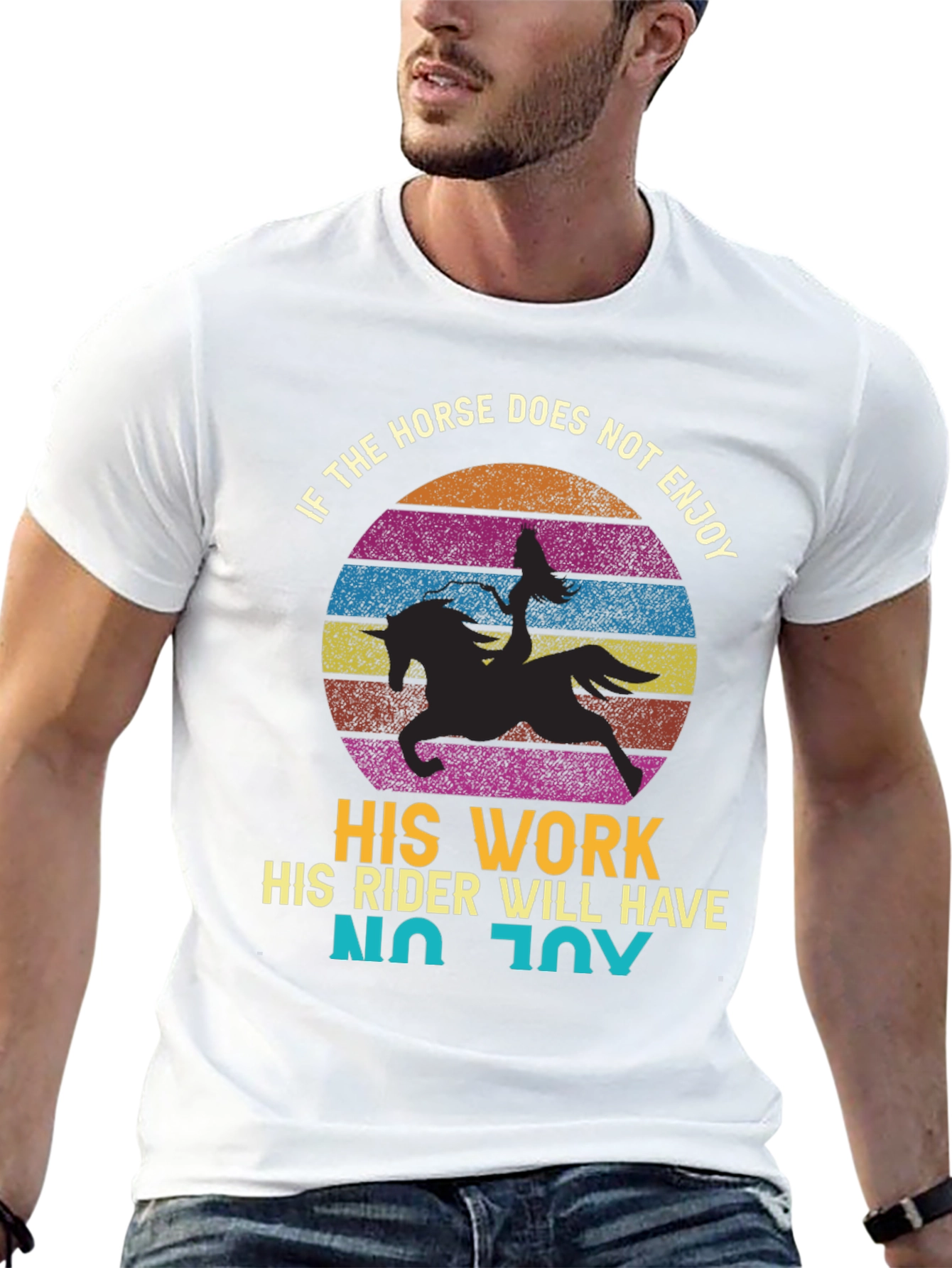 Horse Lover T-Shirt - Equestrian Humor Design