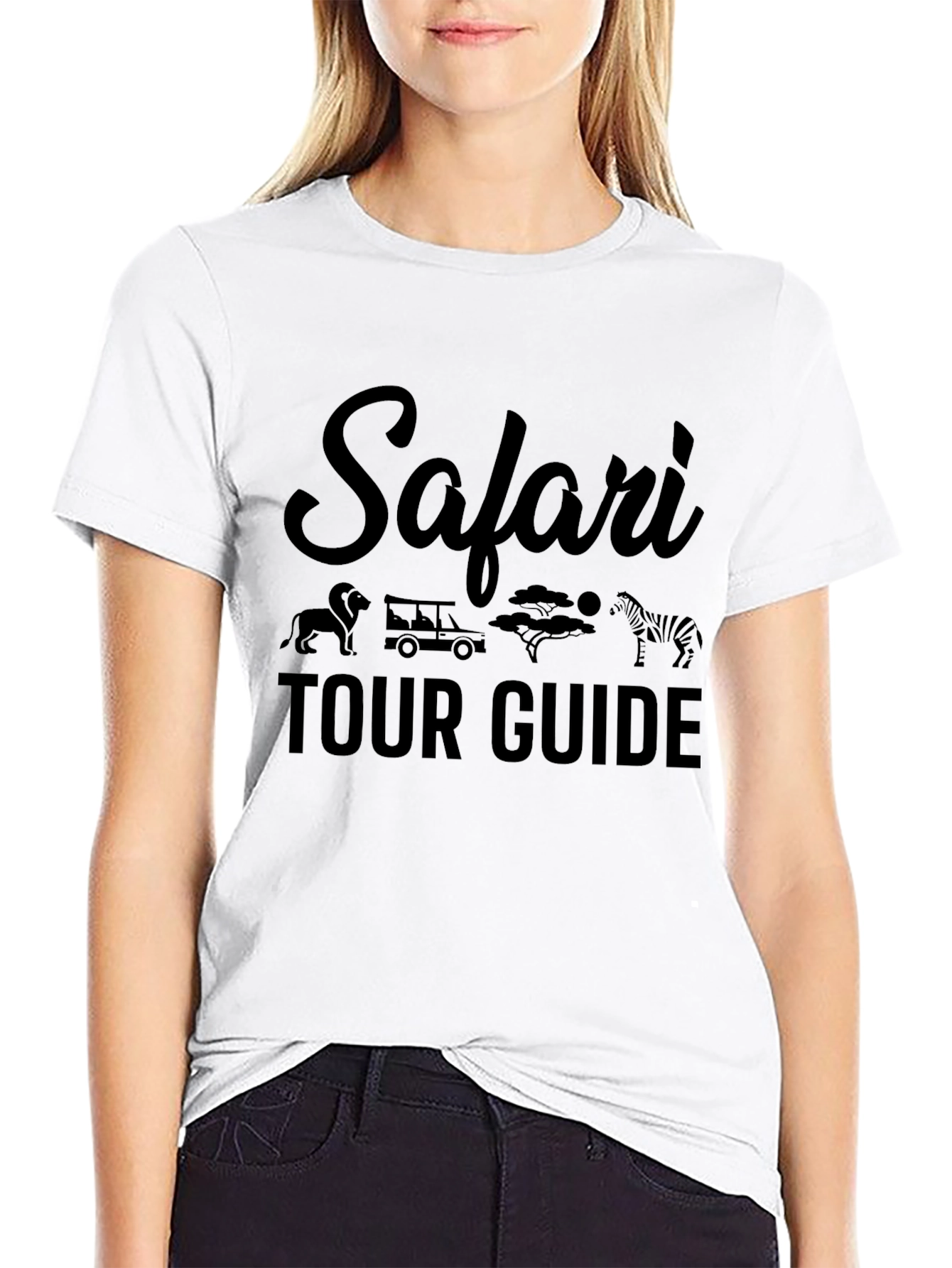 Safari Tour Guide Graphic T-Shirt