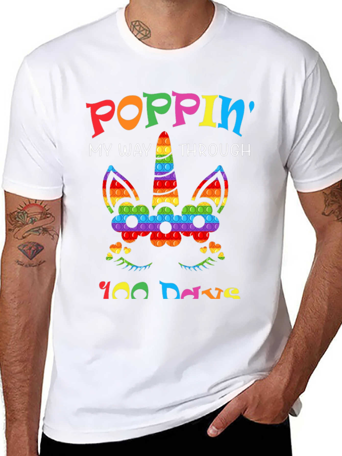 Poppin My Way Through 100 Days T-Shirt
