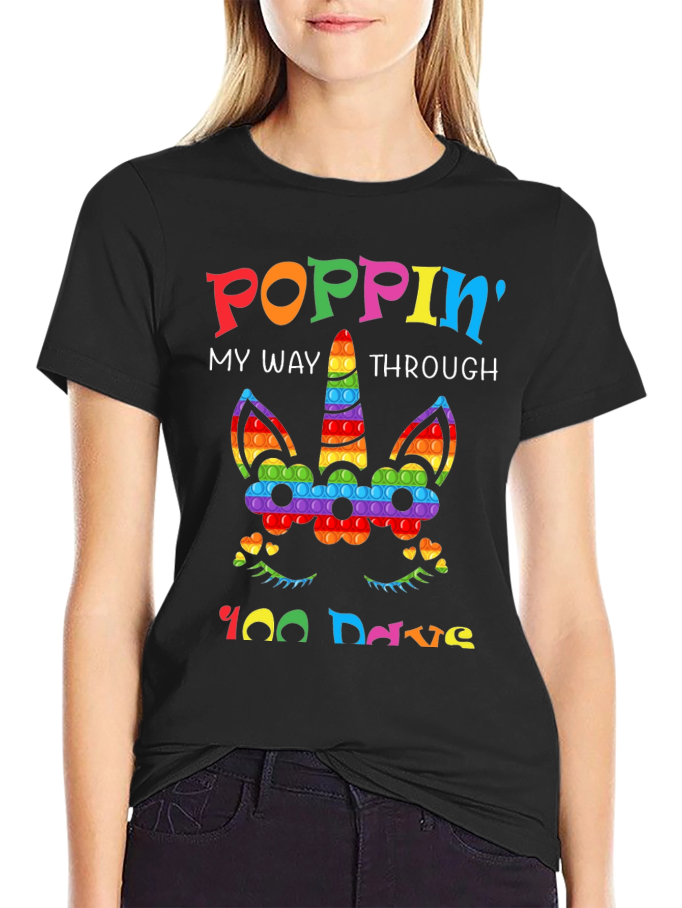 Poppin My Way Through 100 Days T-Shirt
