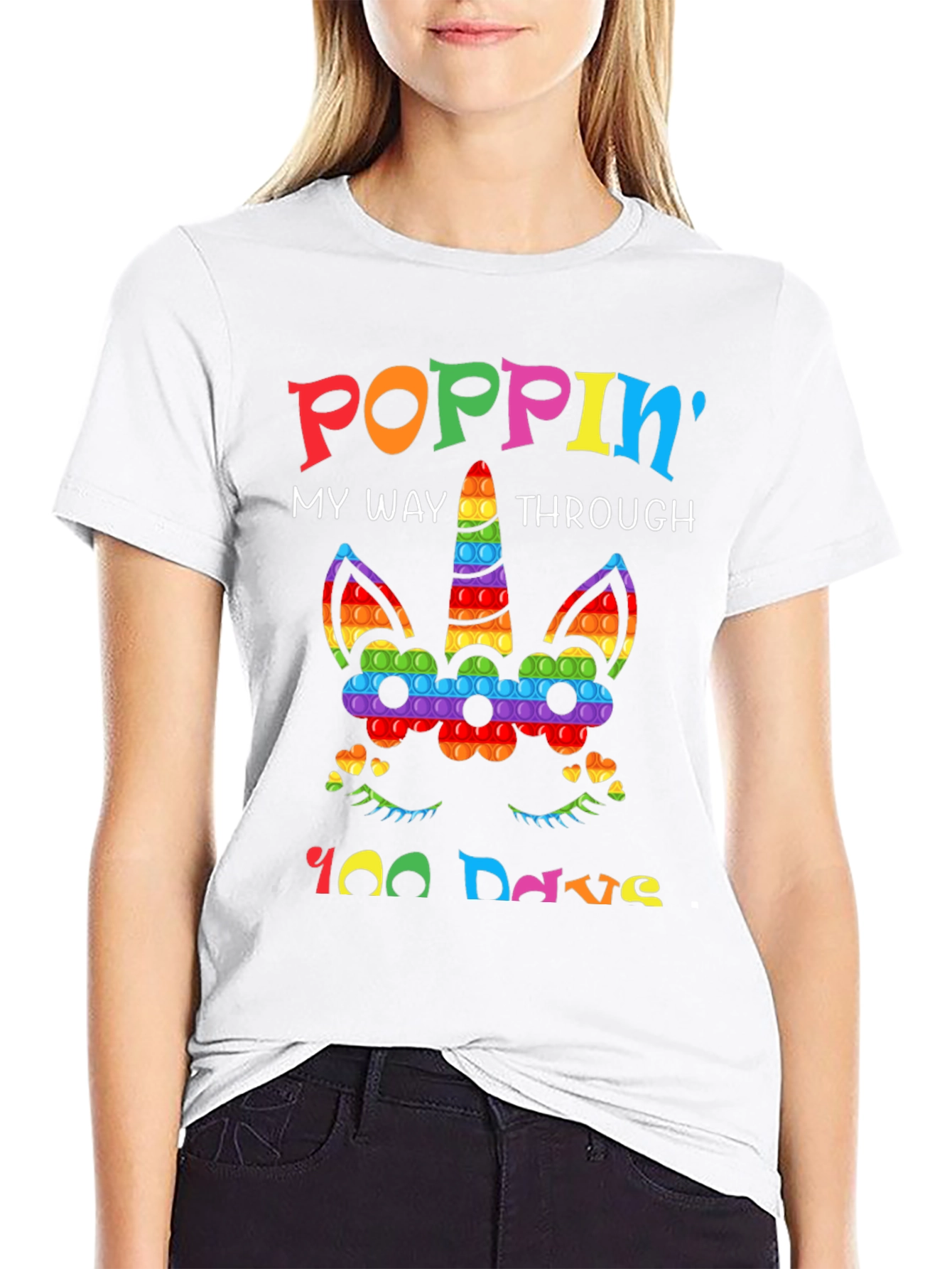 Poppin My Way Through 100 Days T-Shirt