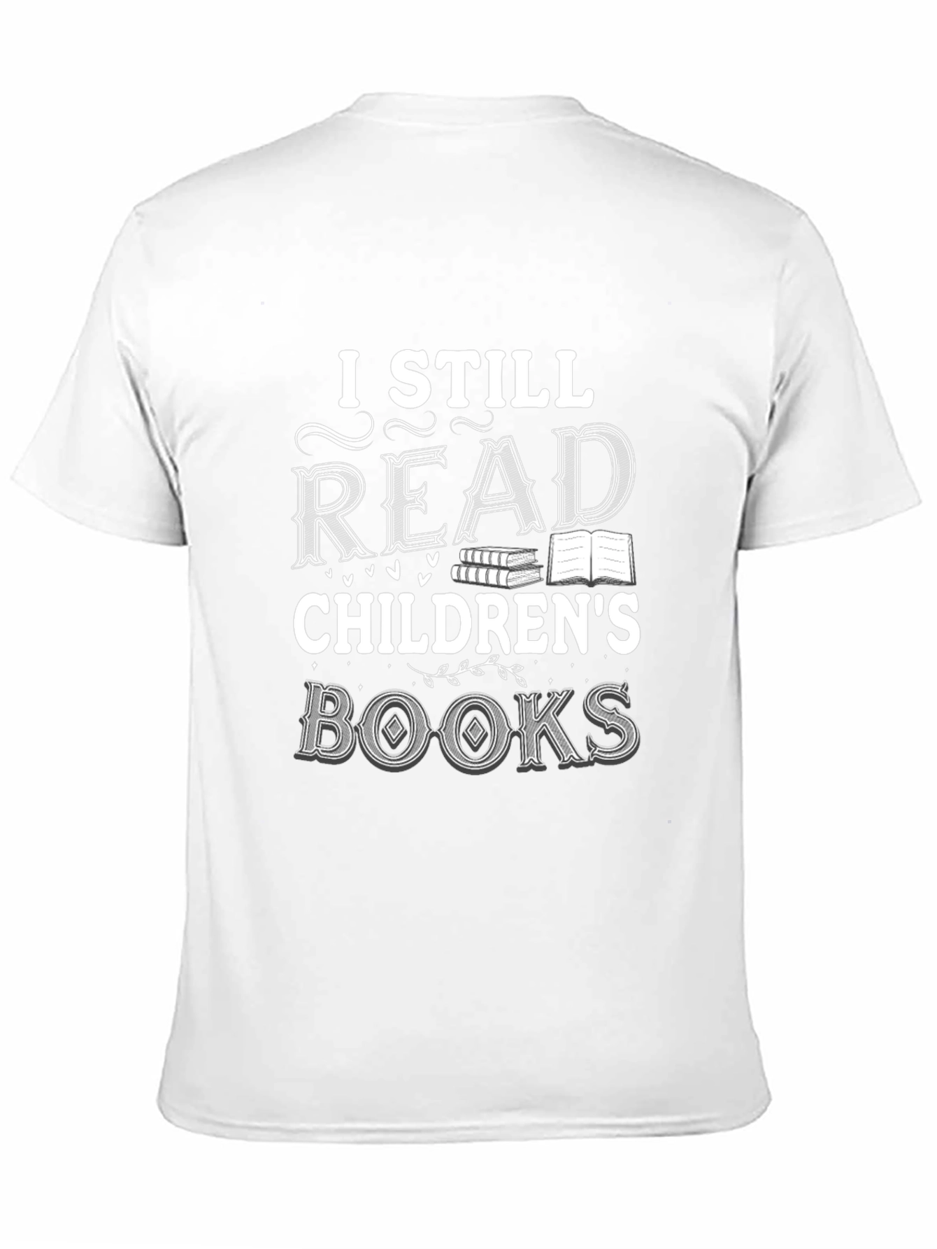 I Still Read Childrens Books Black T-Shirt