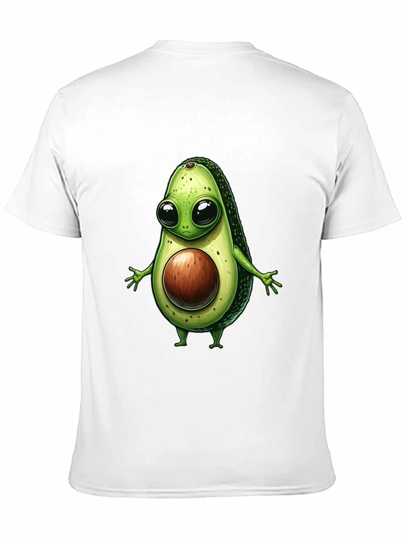 Avocado Cartoon Graphic T-Shirt