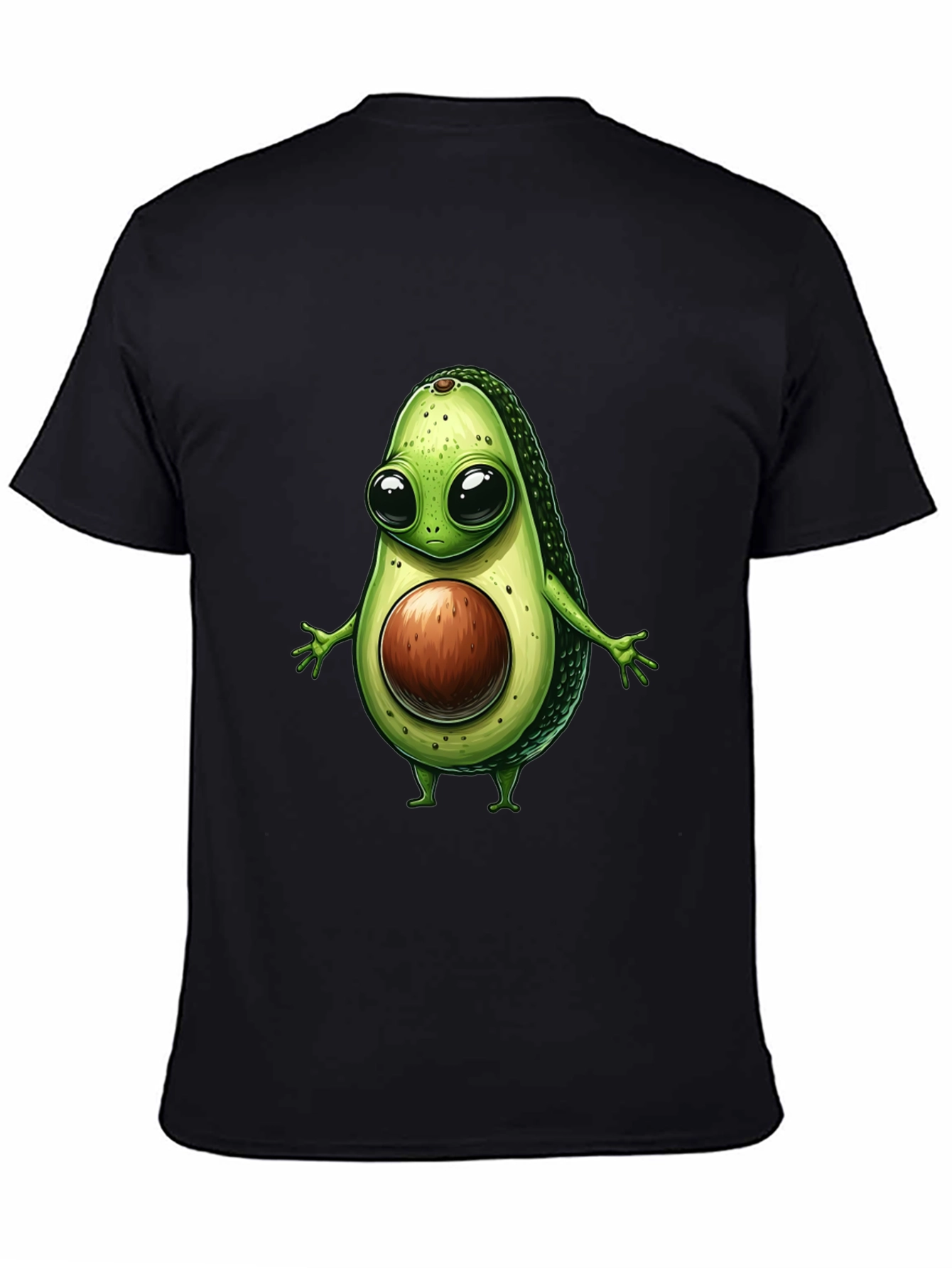Avocado Cartoon Graphic T-Shirt