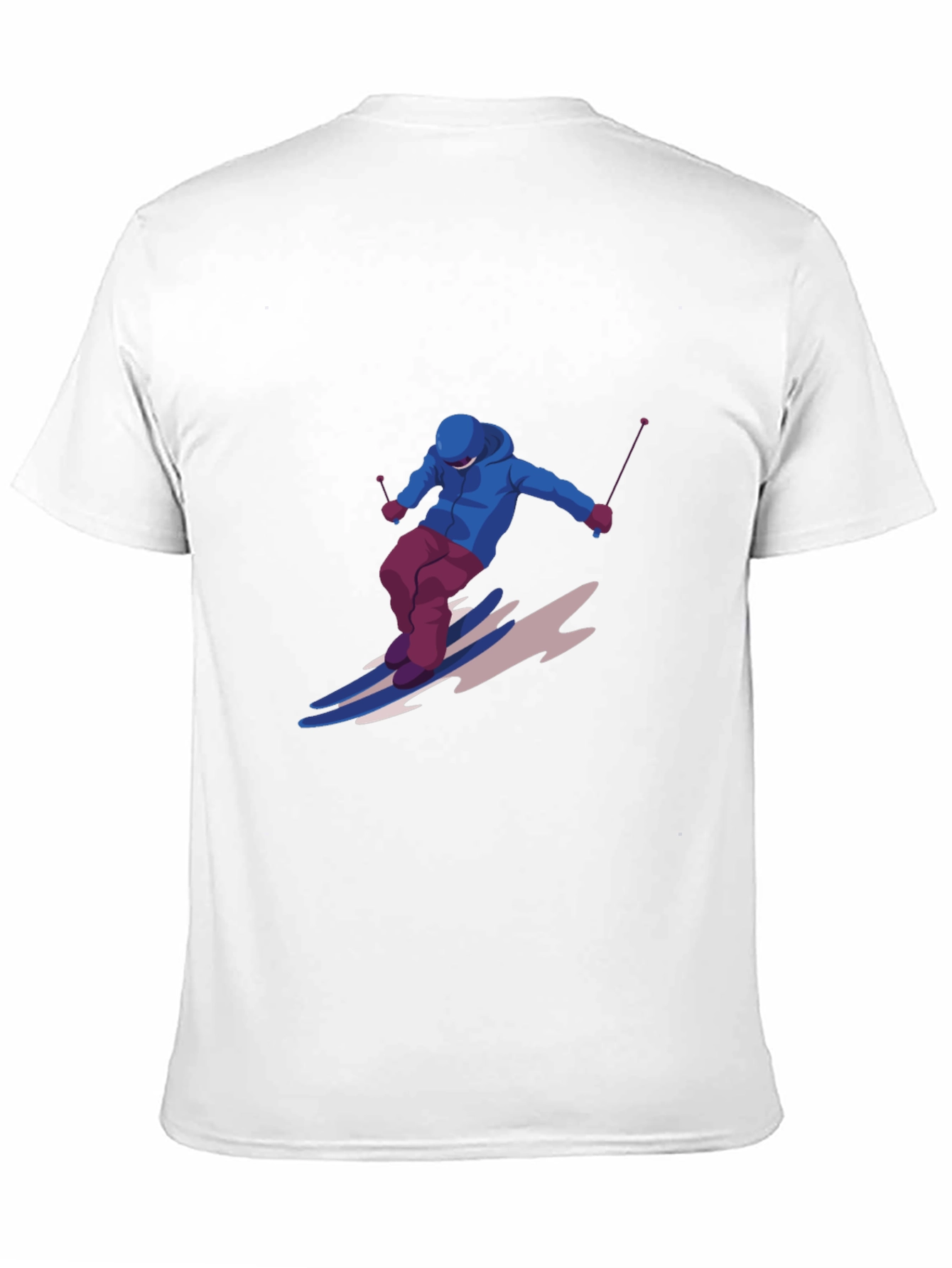 Cool Skiing Graphic T-Shirt