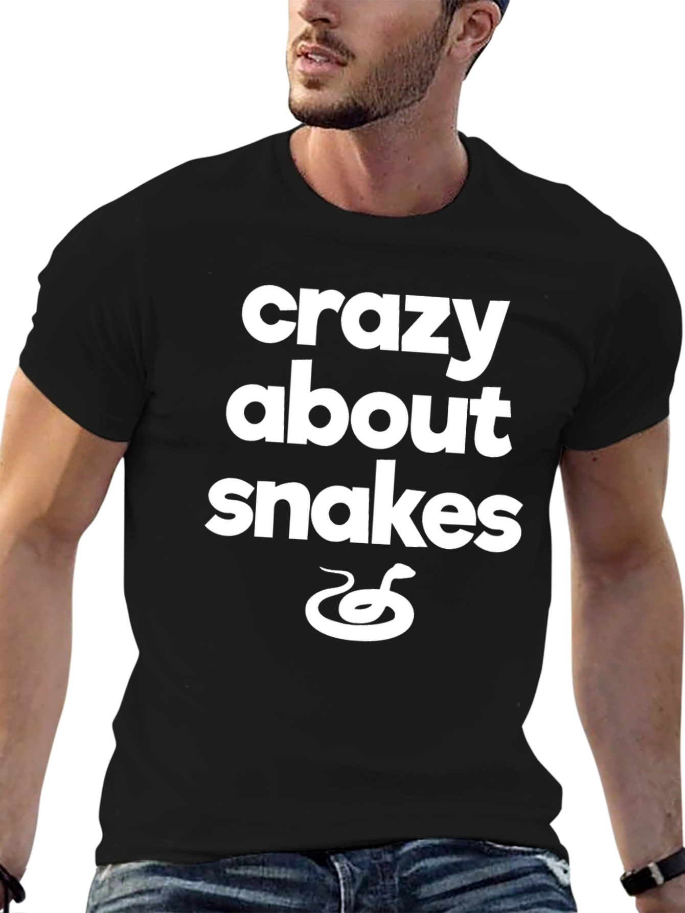 Crazy About Snakes Graphic Tee