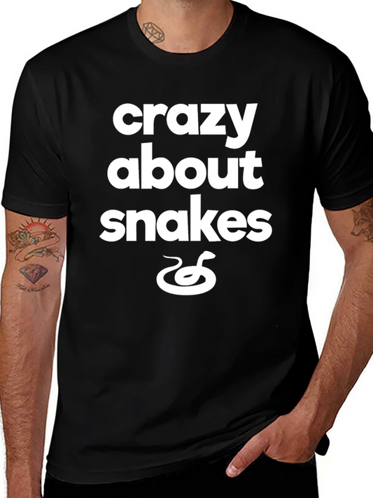 Crazy About Snakes Graphic Tee
