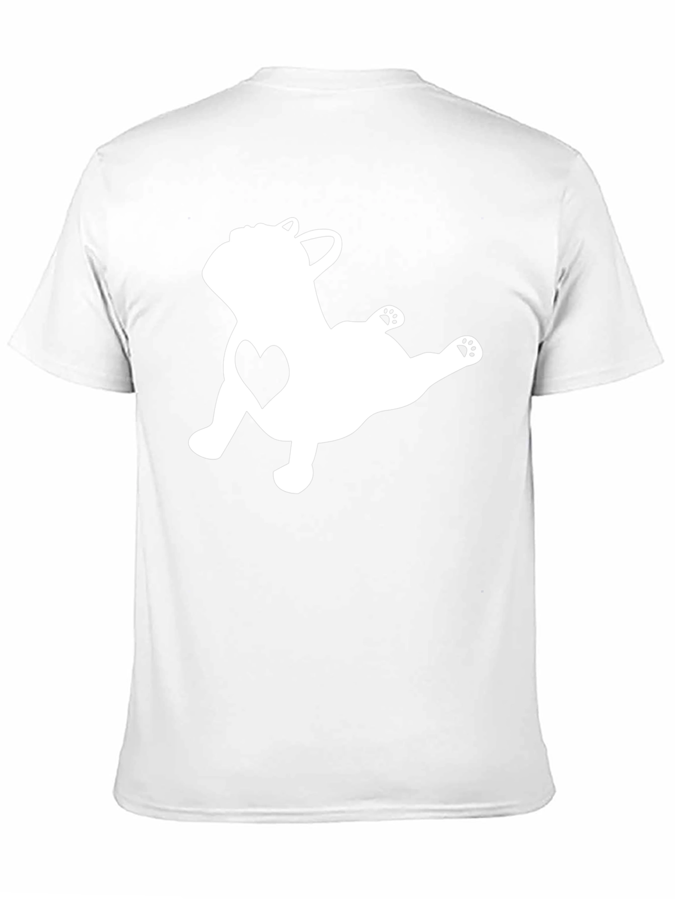 Cute French Bulldog Heart T-Shirt - Relaxed Fit