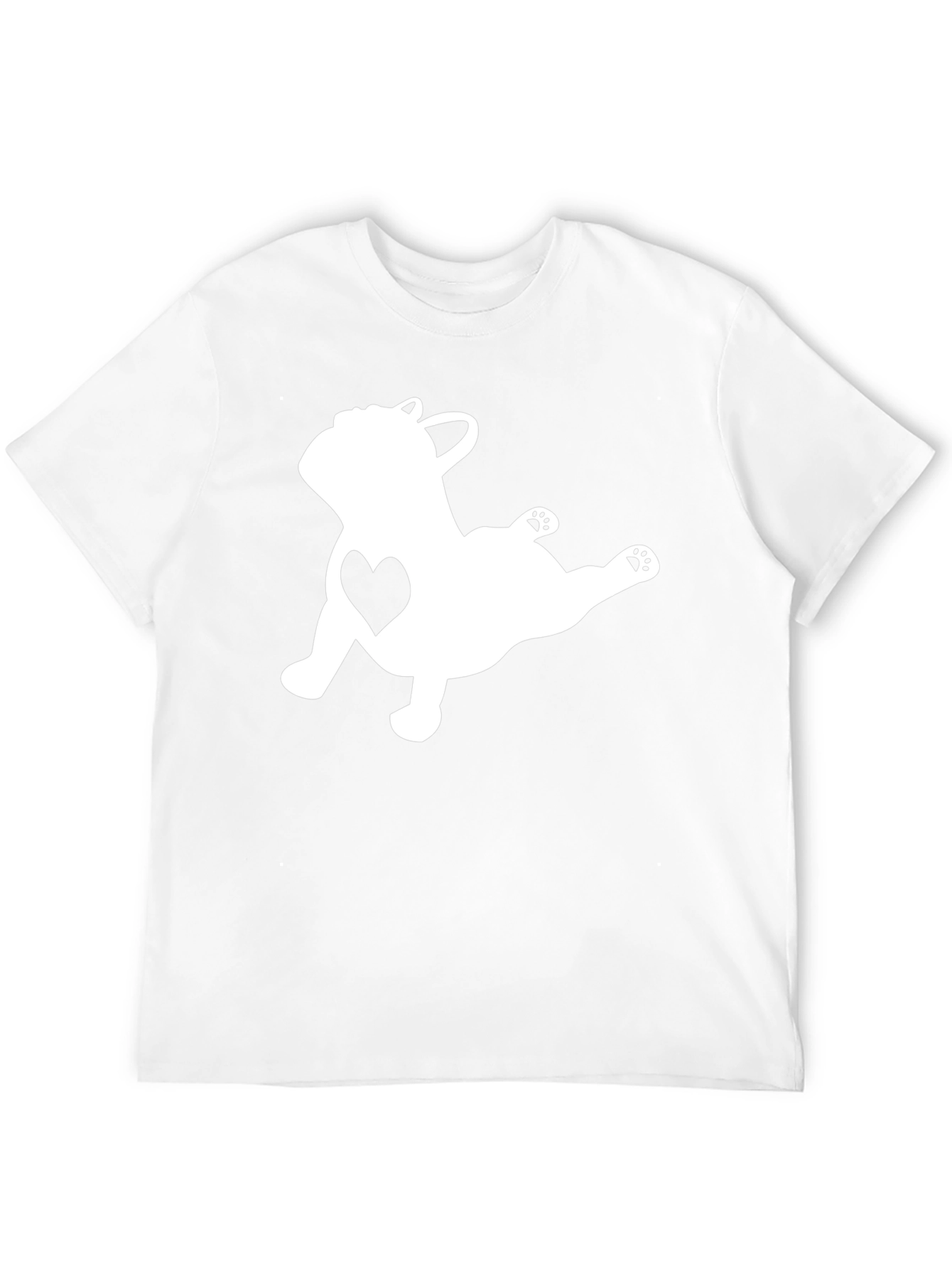 Cute French Bulldog Heart T-Shirt - Relaxed Fit
